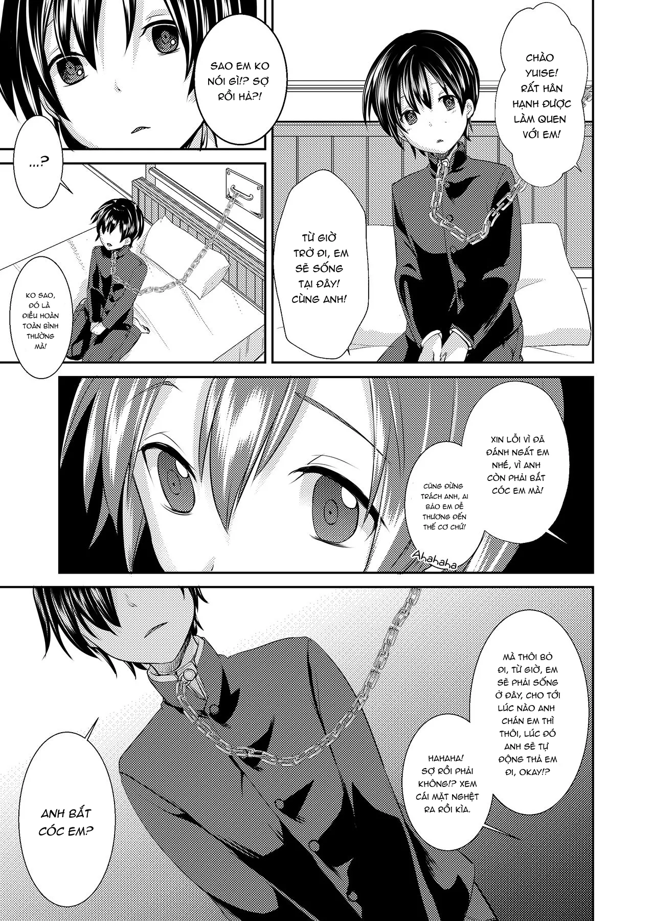 HentaiVN.net - Ảnh 7 - Yuukai Shita Shounen wa Psychopath [Tôi đã bắt nhầm một đứa tâm thần rồi] - Chap 1