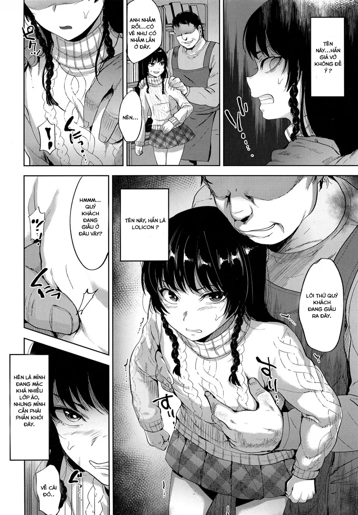 HentaiVN.net - Ảnh 7 - Manbiki Josou Shounen Oshioki Fuck [Buổi trộm sách đáng nhớ] - Oneshot