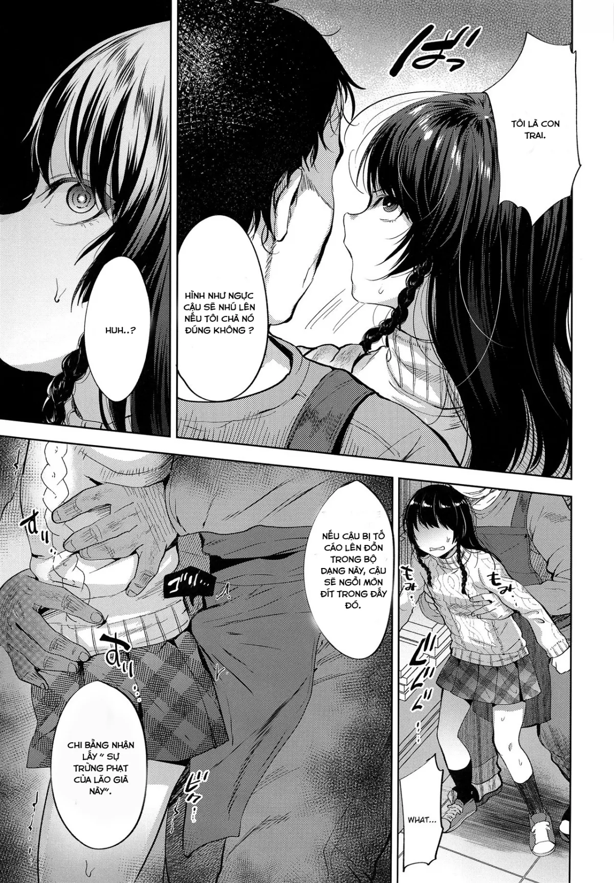 HentaiVN.net - Ảnh 8 - Manbiki Josou Shounen Oshioki Fuck [Buổi trộm sách đáng nhớ] - Oneshot