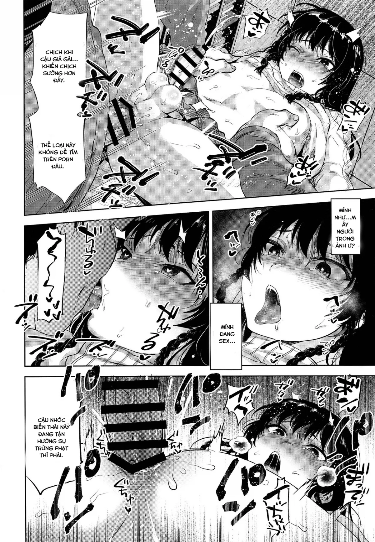 HentaiVN.net - Ảnh 20 - Manbiki Josou Shounen Oshioki Fuck [Buổi trộm sách đáng nhớ] - Oneshot