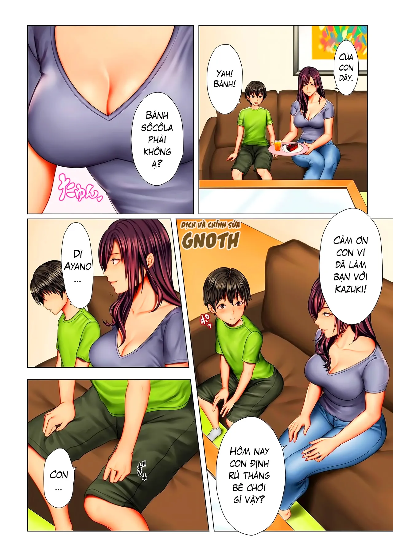HentaiVN.net - Ảnh 3 - Oba-san no Ana [Her Hole] - Chap 1