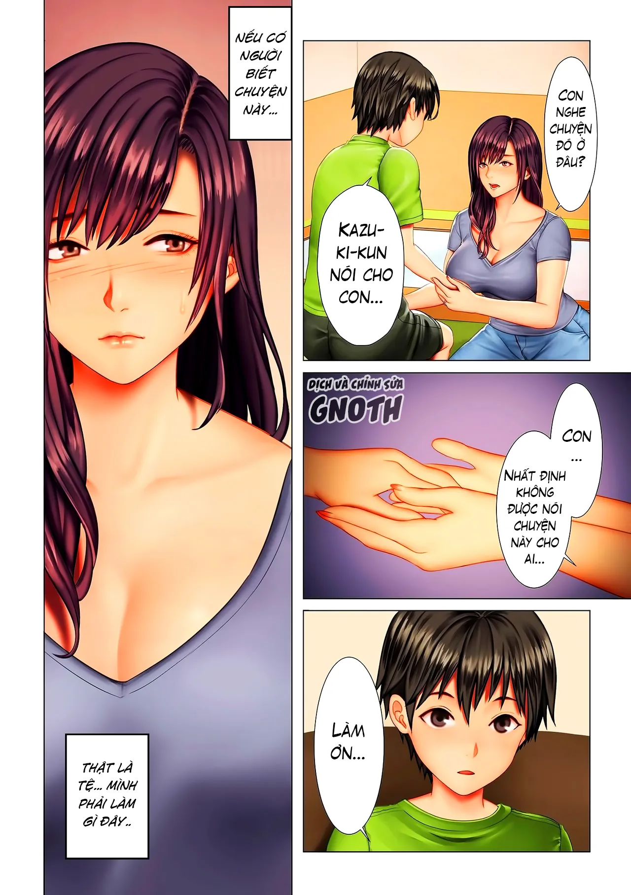 HentaiVN.net - Ảnh 9 - Oba-san no Ana [Her Hole] - Chap 1