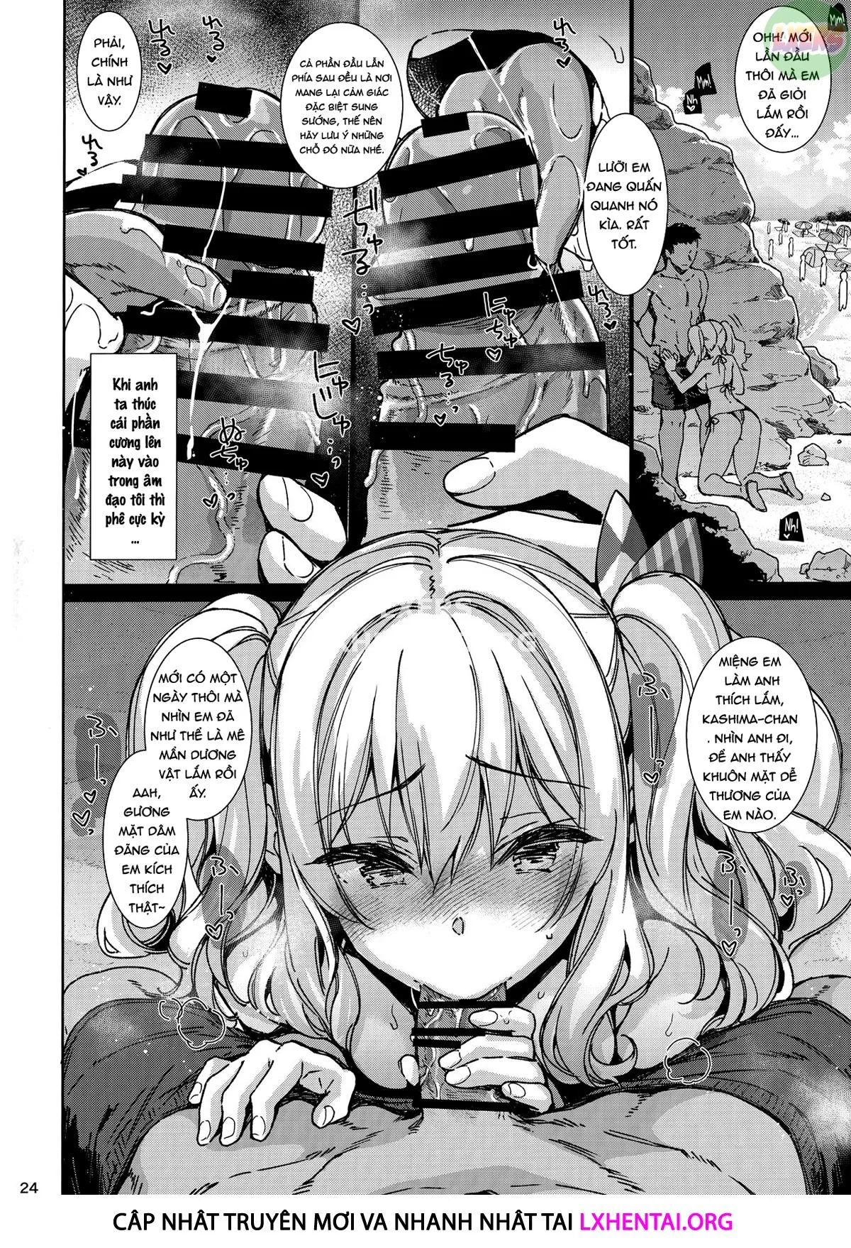 HentaiVN.net - Ảnh 25 - Shitsuren Kashima no Natsuyasumi [Heart-Broken Kashima's Summer Vacation] - Chap 1
