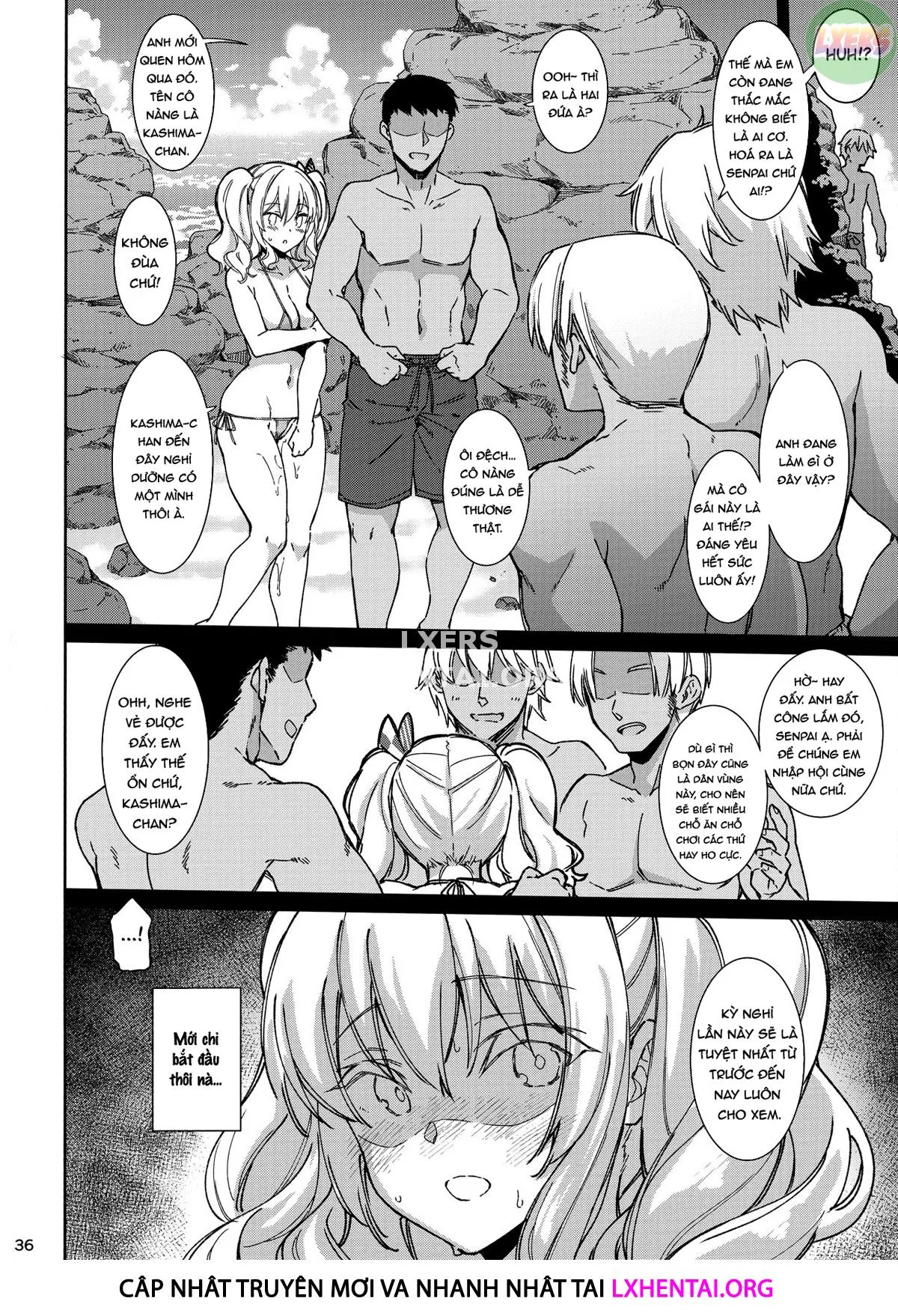 HentaiVN.net - Ảnh 37 - Shitsuren Kashima no Natsuyasumi [Heart-Broken Kashima's Summer Vacation] - Chap 1