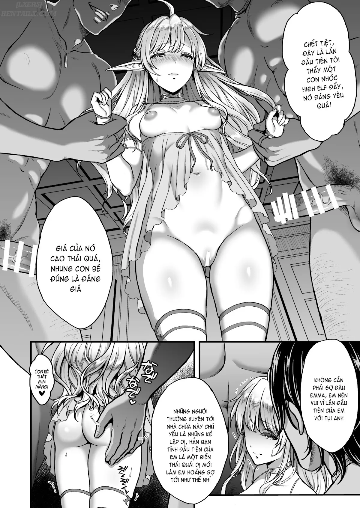 HentaiVN.net - Ảnh 7 - Tasogare no Shou Elf 2 - The Story of Emma's Side - Oneshot