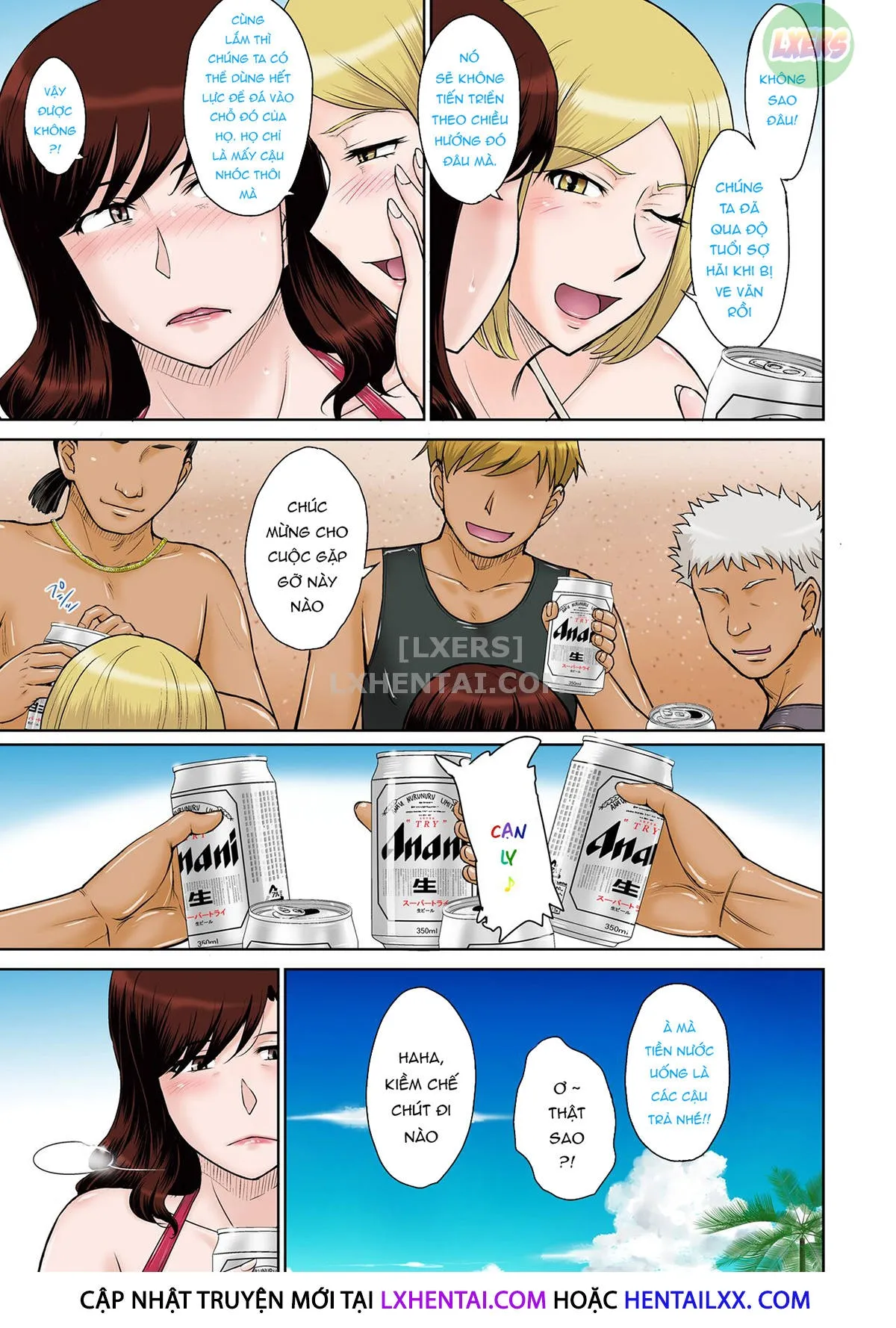 HentaiVN.net - Ảnh 10 - Hitozuma Nanpa! Namahame!! Resort Island - Oneshot