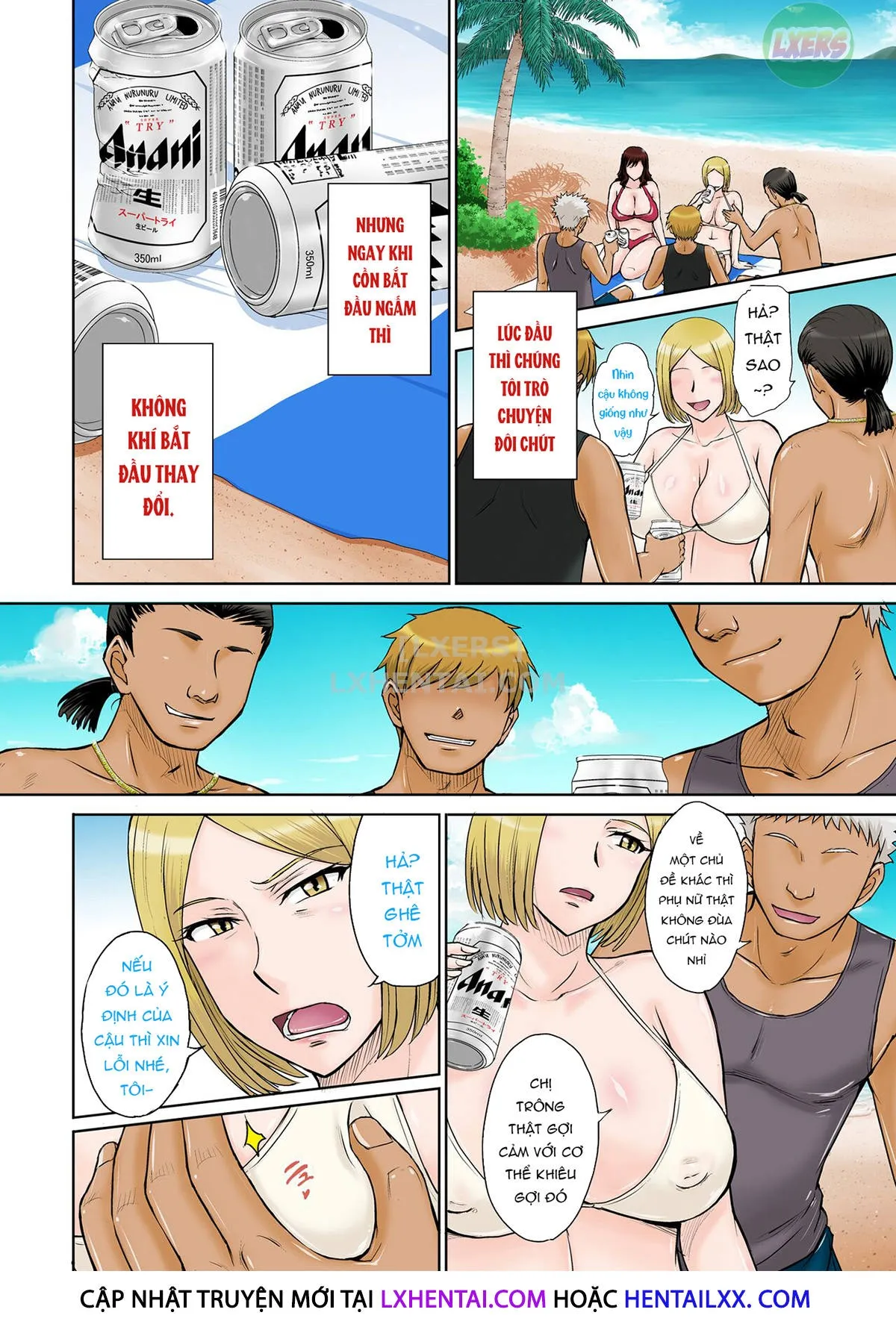 HentaiVN.net - Ảnh 11 - Hitozuma Nanpa! Namahame!! Resort Island - Oneshot