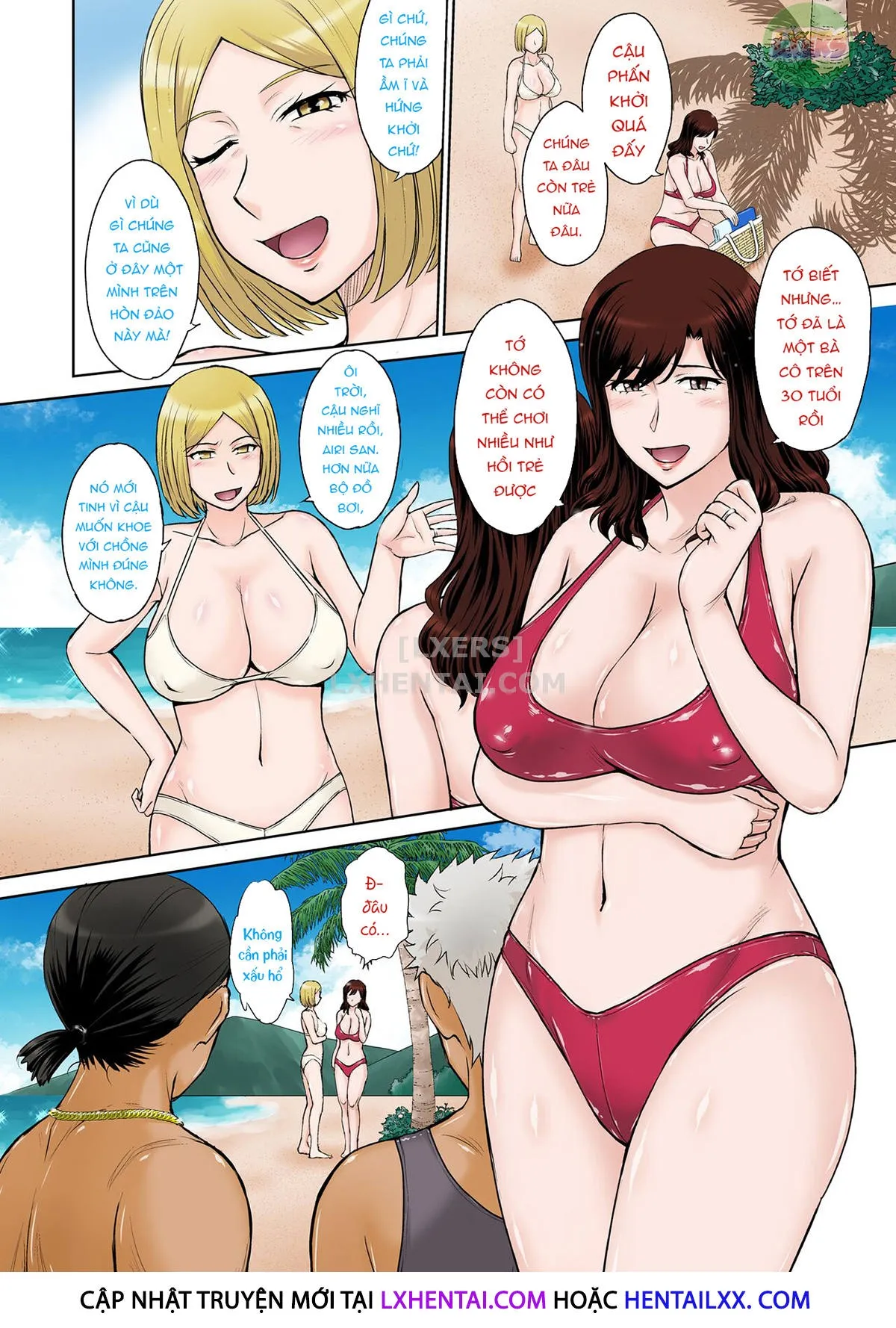 HentaiVN.net - Ảnh 7 - Hitozuma Nanpa! Namahame!! Resort Island - Oneshot