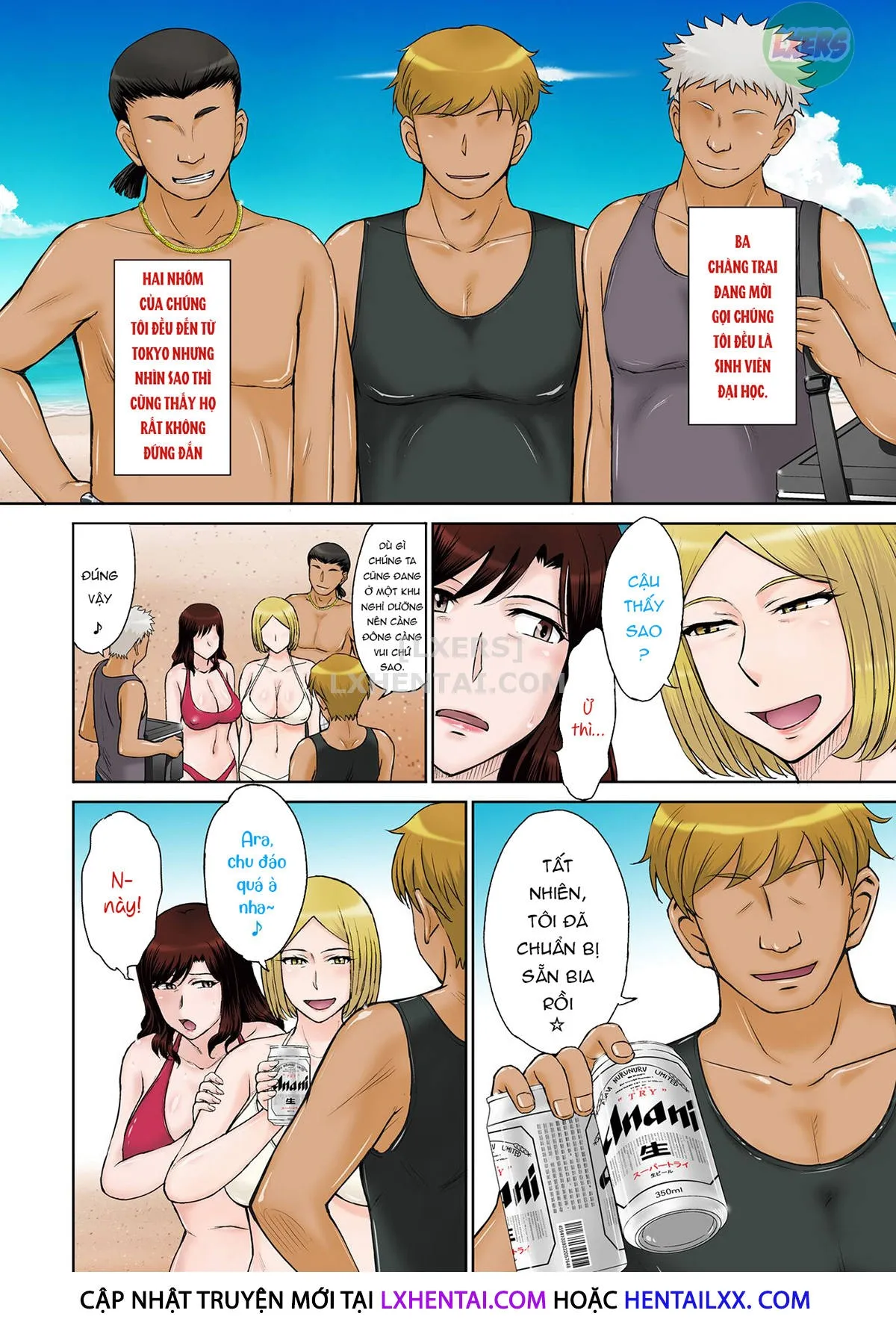 HentaiVN.net - Ảnh 9 - Hitozuma Nanpa! Namahame!! Resort Island - Oneshot