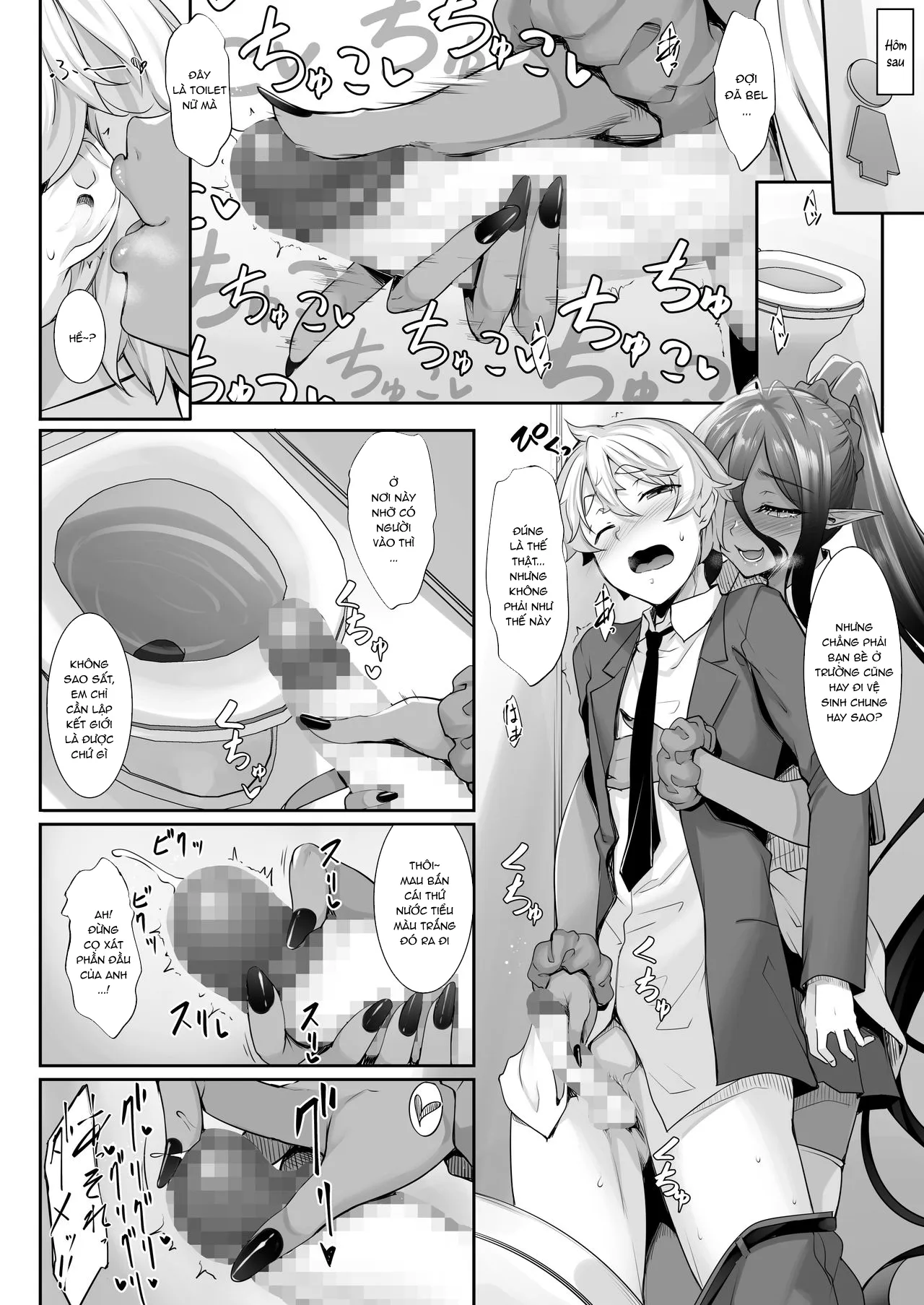 HentaiVN.net - Ảnh 17 - Cô nàng Dark Elf vì quá yêu tôi mà theo đuổi tôi từ thế giới khác [Chotto dake Ai ga Omoi Dark Elf ga Isekai kara Oikakete Kita; A Slightly Clingy Dark Elf Chased Me From Another World] - Chap 2