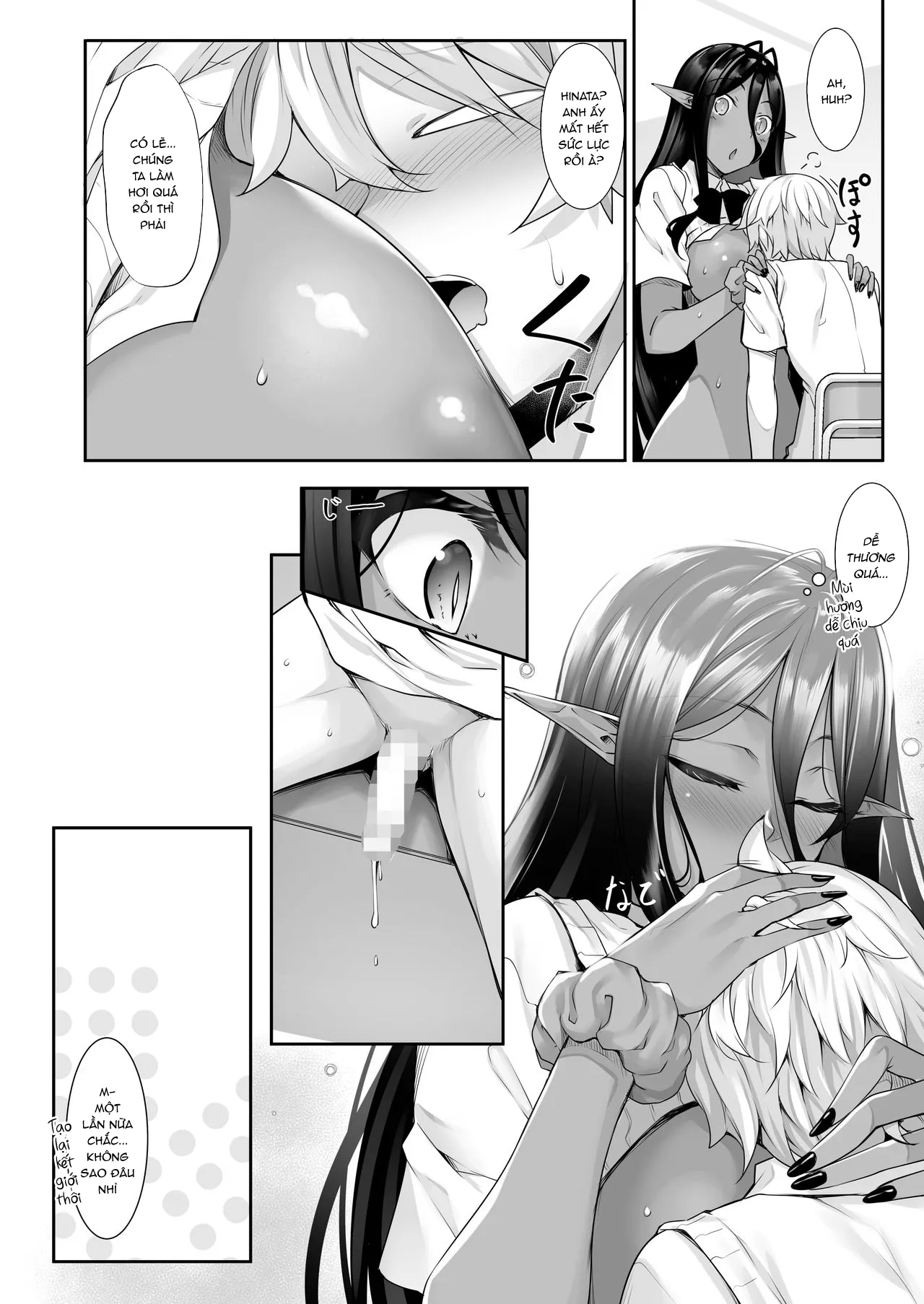 HentaiVN.net - Ảnh 33 - Cô nàng Dark Elf vì quá yêu tôi mà theo đuổi tôi từ thế giới khác [Chotto dake Ai ga Omoi Dark Elf ga Isekai kara Oikakete Kita; A Slightly Clingy Dark Elf Chased Me From Another World] - Chap 2