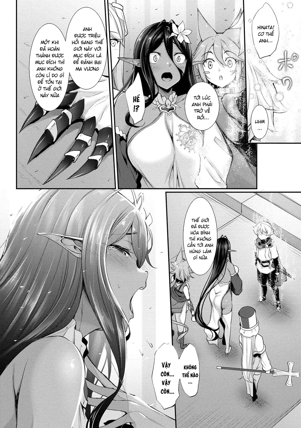 HentaiVN.net - Ảnh 35 - Cô nàng Dark Elf vì quá yêu tôi mà theo đuổi tôi từ thế giới khác [Chotto dake Ai ga Omoi Dark Elf ga Isekai kara Oikakete Kita; A Slightly Clingy Dark Elf Chased Me From Another World] - Chap 3