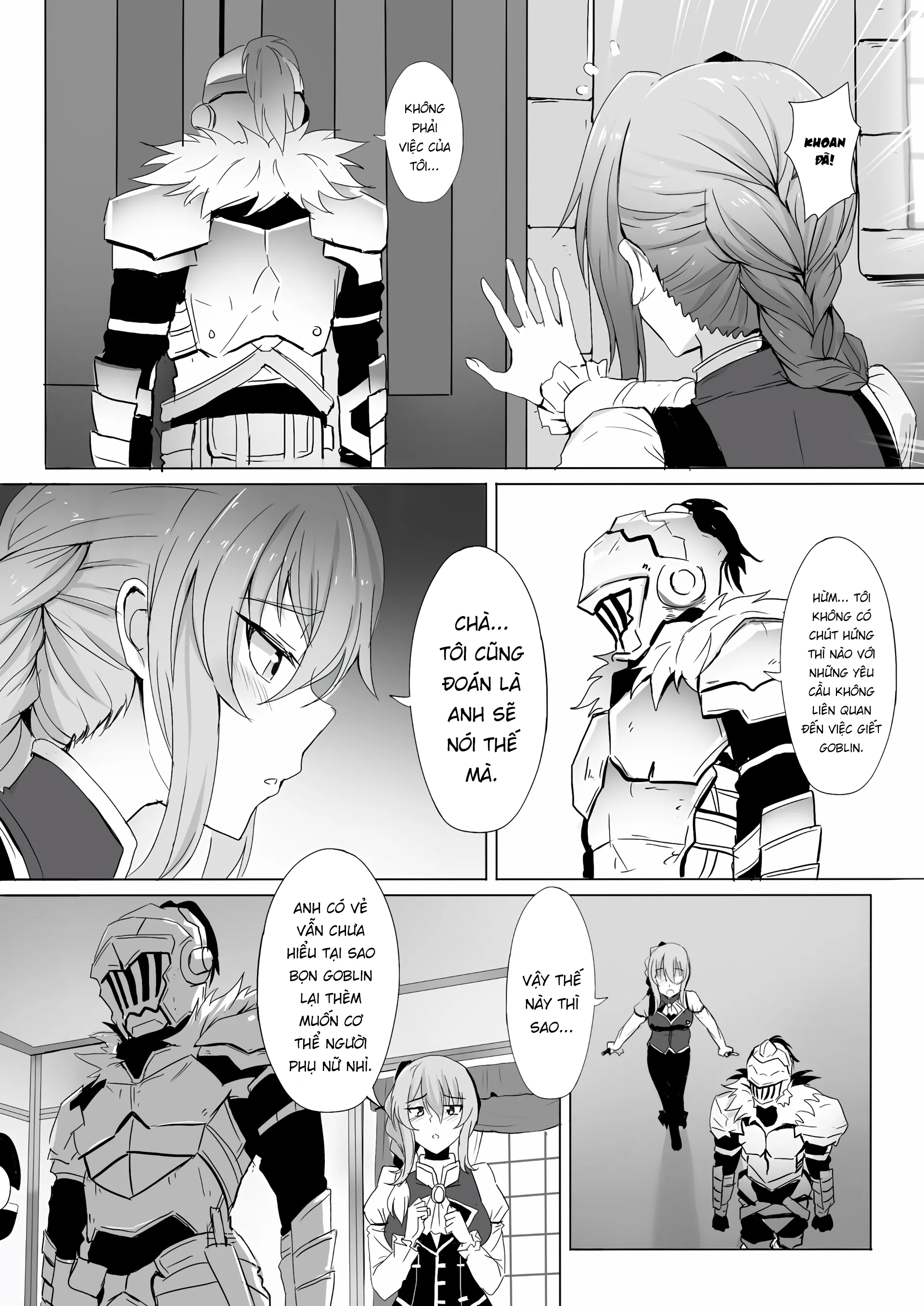 HentaiVN.net - Ảnh 3 - Uketsukejou no Himitsu na Irai (Goblin Slayer) [受付嬢の秘密な依頼] - Oneshot (không có quần tất)