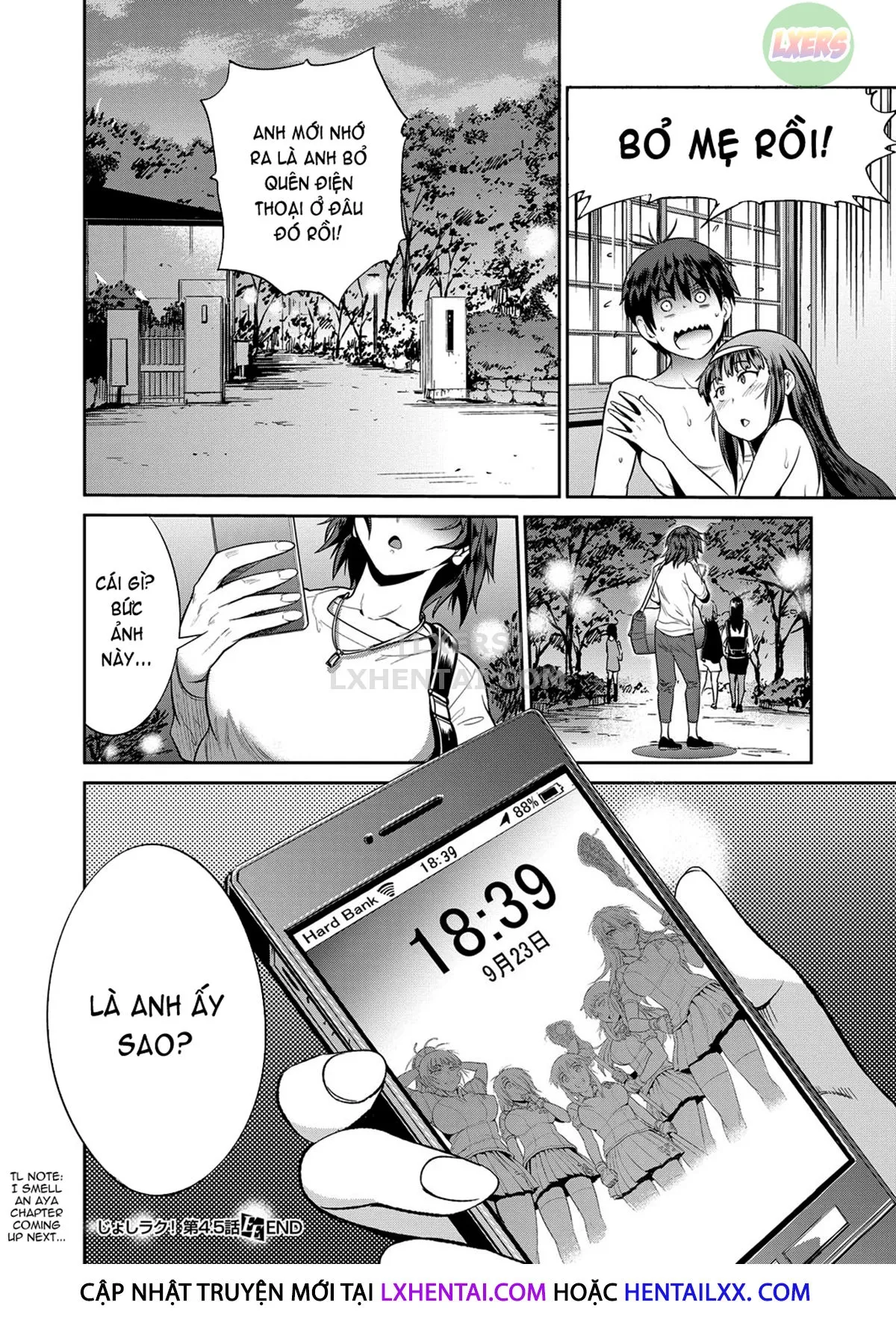 HentaiVN.net - Ảnh 18 - Jyoshi Luck! ~2 Years Later~ - Chap 4.5