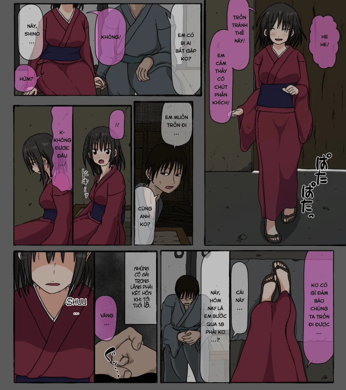 HentaiVN.net - Ảnh 5 - Mura no Okite ~Koibito wa Ore no Mae de Hoka no Otoko to Fuufu ni Naru~ - Oneshot