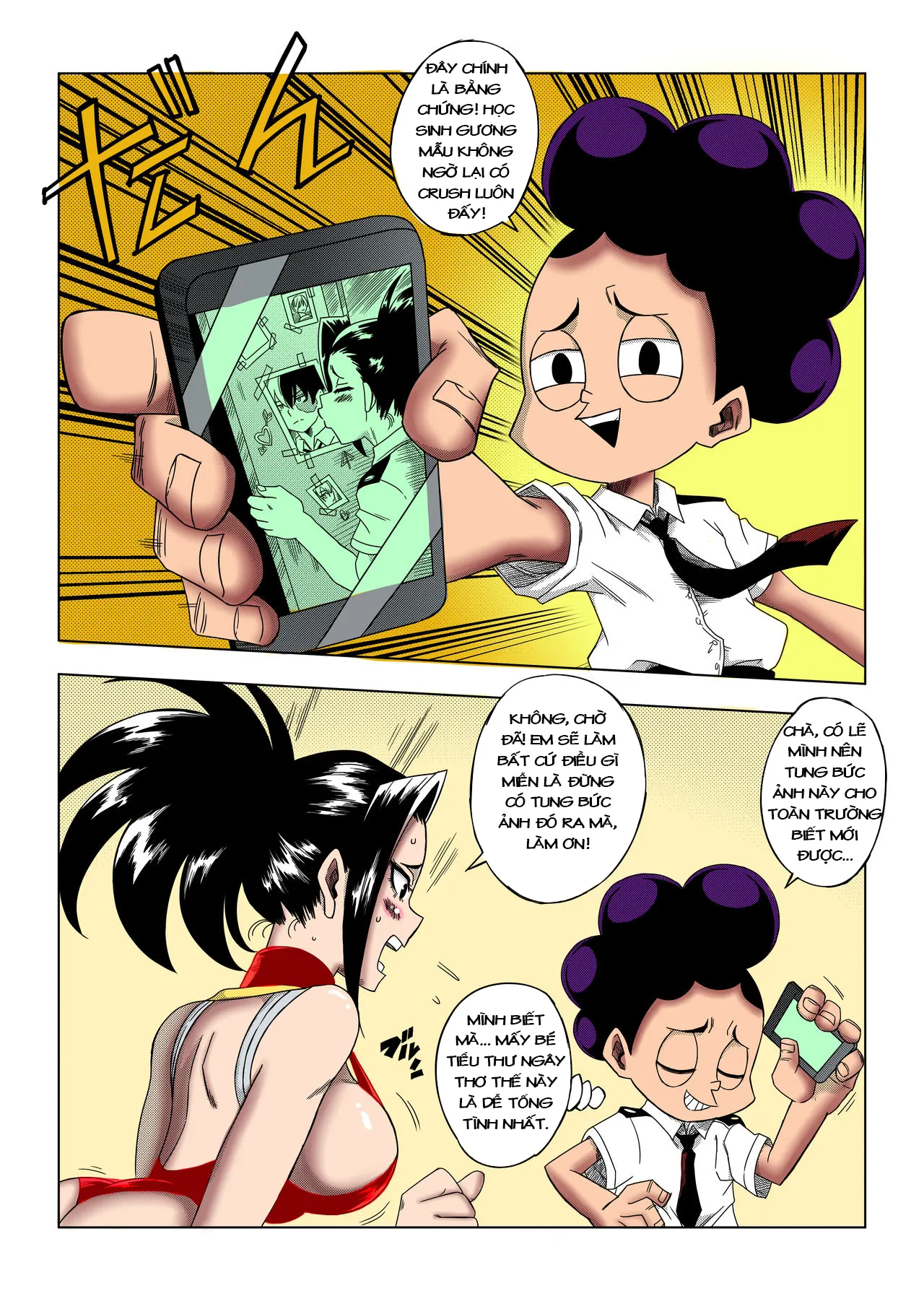 HentaiVN.net - Ảnh 4 - Nữ Anh Hùng Dú Bự Bị Tống Tình [Boku no Ero Academia] - Oneshot