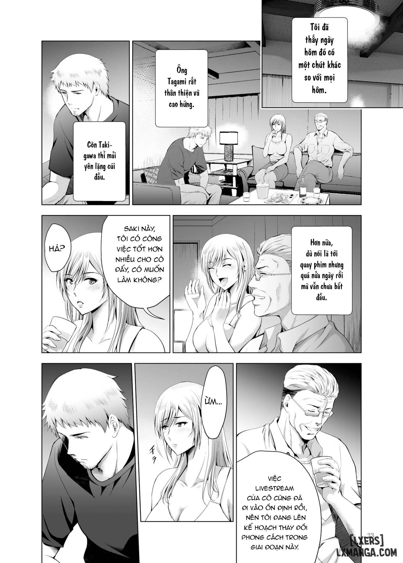 HentaiVN.net - Ảnh 24 - Moto Gal Wakazuma ga Yarikon ni Sanka Shita Ken 4 - Chap 1.
