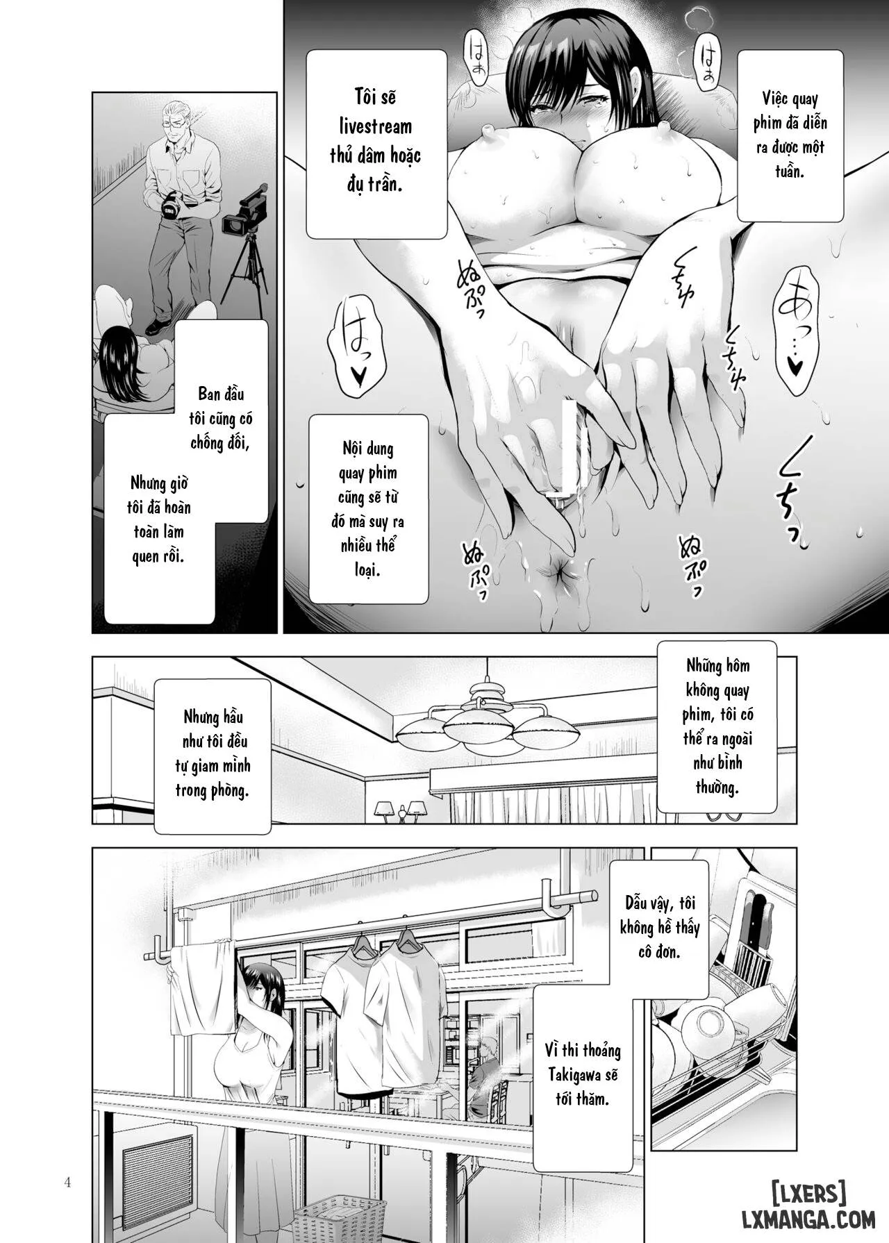 HentaiVN.net - Ảnh 6 - Moto Gal Wakazuma ga Yarikon ni Sanka Shita Ken 4 - Chap 1.