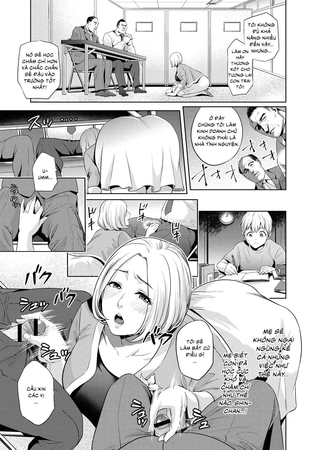 HentaiVN.net - Ảnh 3 - Mamatachi no Ojuken Sensou [Mothers’ Examinations War; Война Мамочек На Вступительных Экзаменах] - Oneshot