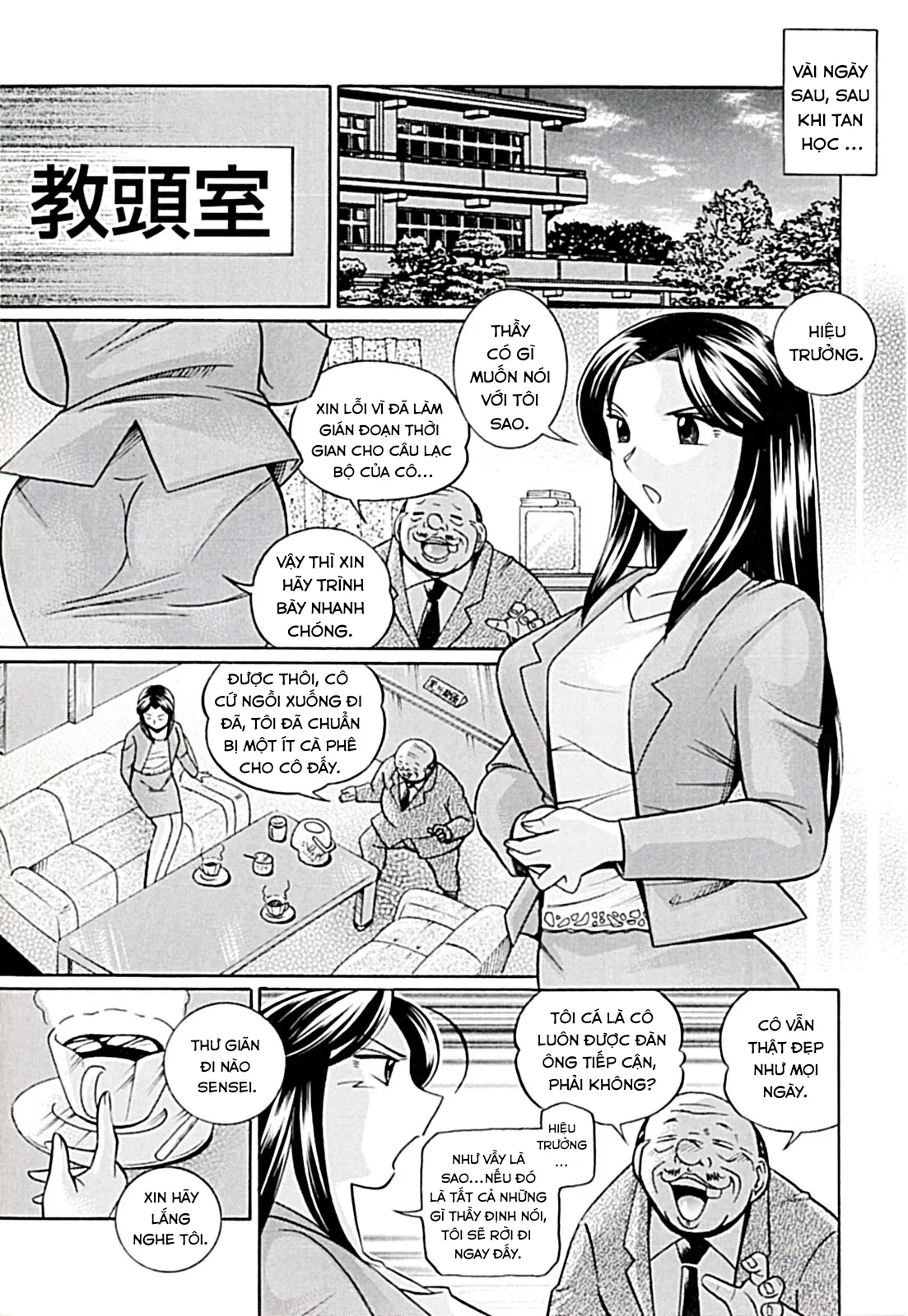 HentaiVN.net - Ảnh 10 - Female Teacher Kyouko [Jokyoushi Kyouko -Kairaku Choukyoushitsu-] - Chap 1