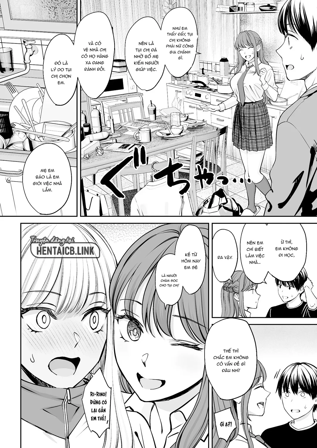 HentaiVN.net - Ảnh 9 - Đột nhiên tôi có chị gái - Ch. 1