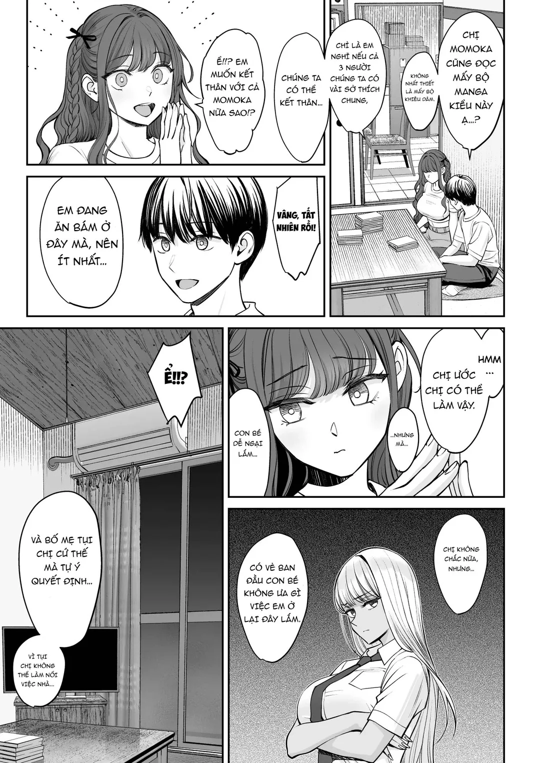HentaiVN.net - Ảnh 8 - Đột nhiên tôi có chị gái - Ch. 2
