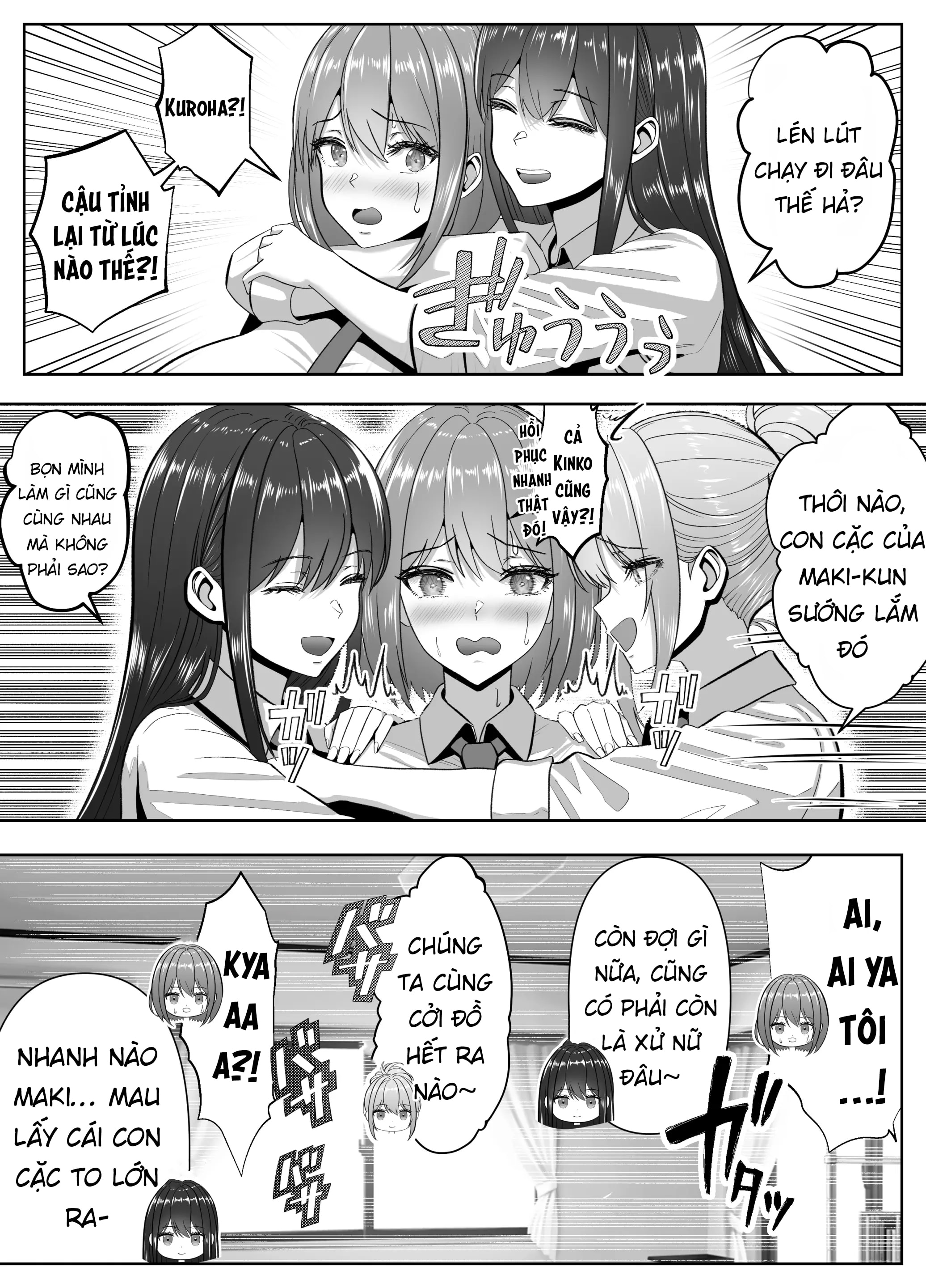 HentaiVN.net - Ảnh 33 - Ore no Heya, Iribitari Gal Darake -Bakunyuu Bi-Gal to 4P Nakadashi Life - Siuuu Phẩm
