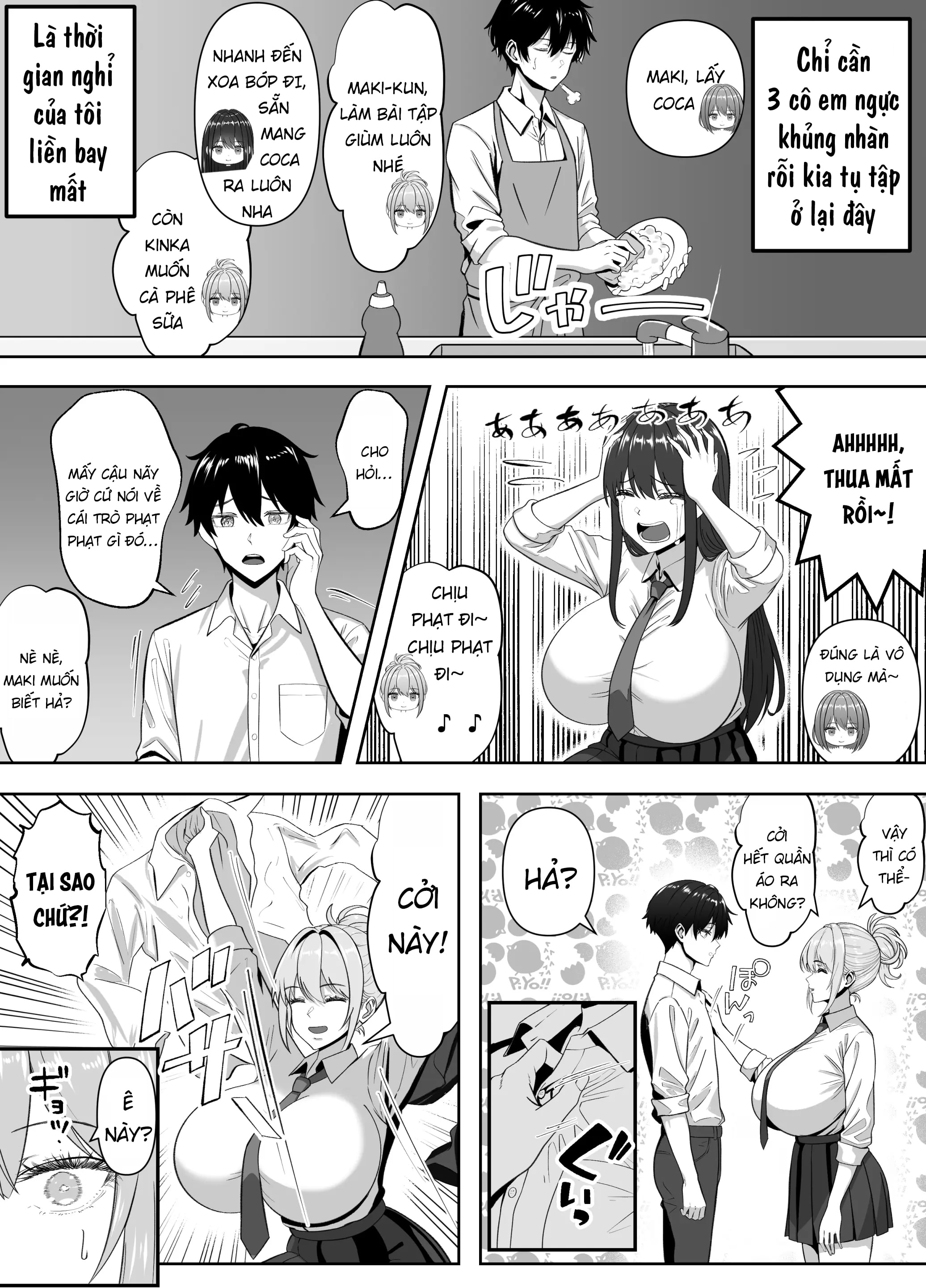 HentaiVN.net - Ảnh 9 - Ore no Heya, Iribitari Gal Darake -Bakunyuu Bi-Gal to 4P Nakadashi Life - Siuuu Phẩm