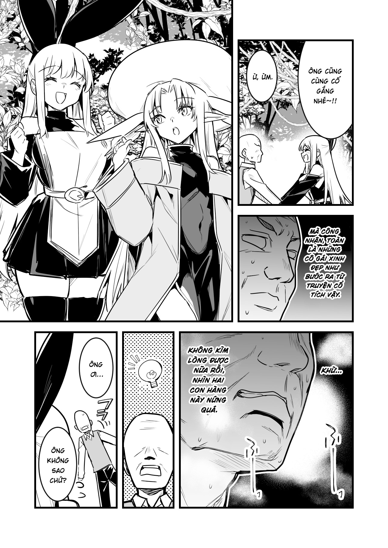 HentaiVN.net - Ảnh 3 - Isekai Teni Shite Kita Sukebe Jii-chan to Kodokuri Shichau Boukensha-chan to Uranaishi-chan - Oneshot