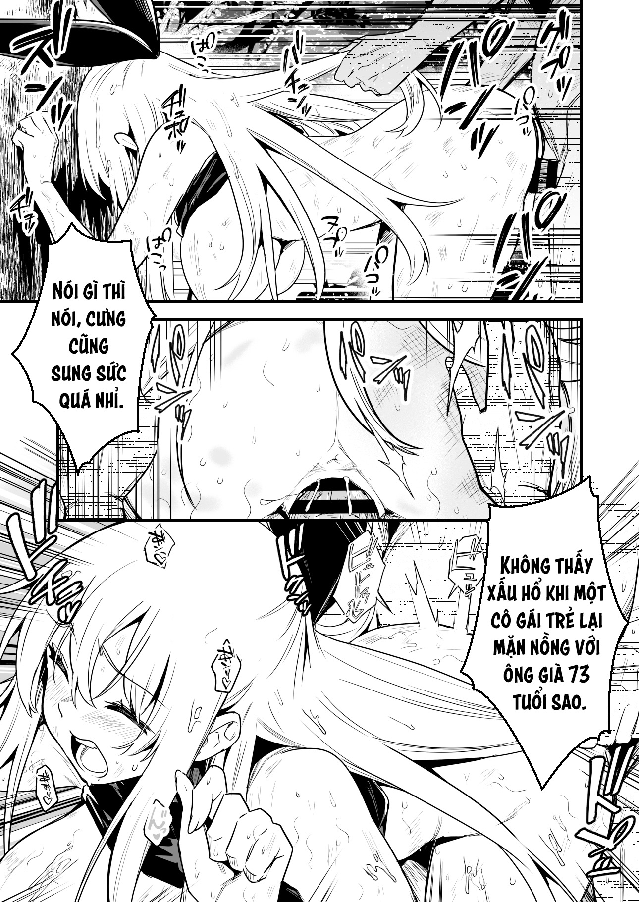 HentaiVN.net - Ảnh 9 - Isekai Teni Shite Kita Sukebe Jii-chan to Kodokuri Shichau Boukensha-chan to Uranaishi-chan - Oneshot