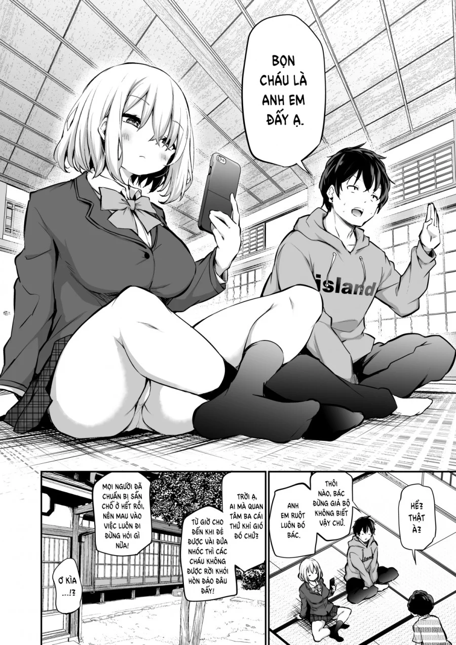 HentaiVN.net - Ảnh 3 - Tôi Phải Sếch Với Em Gái Nếu Muốn Rời Khỏi Hòn Đảo Này! - ONESHOT