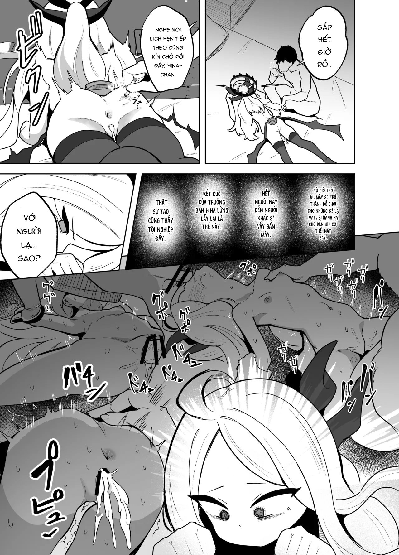 HentaiVN.net - Ảnh 22 - Sự kiện phục tùng tuyệt đối của trưởng ban kỉ luật genhenna - OneShot