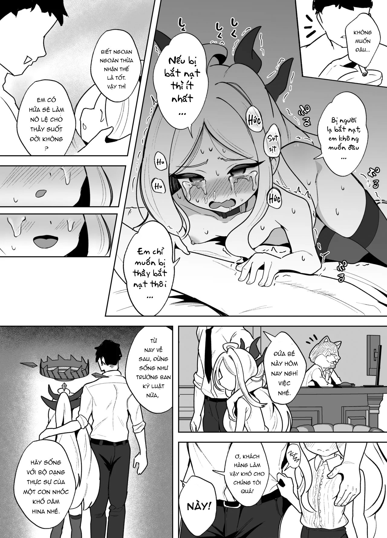 HentaiVN.net - Ảnh 23 - Sự kiện phục tùng tuyệt đối của trưởng ban kỉ luật genhenna - OneShot