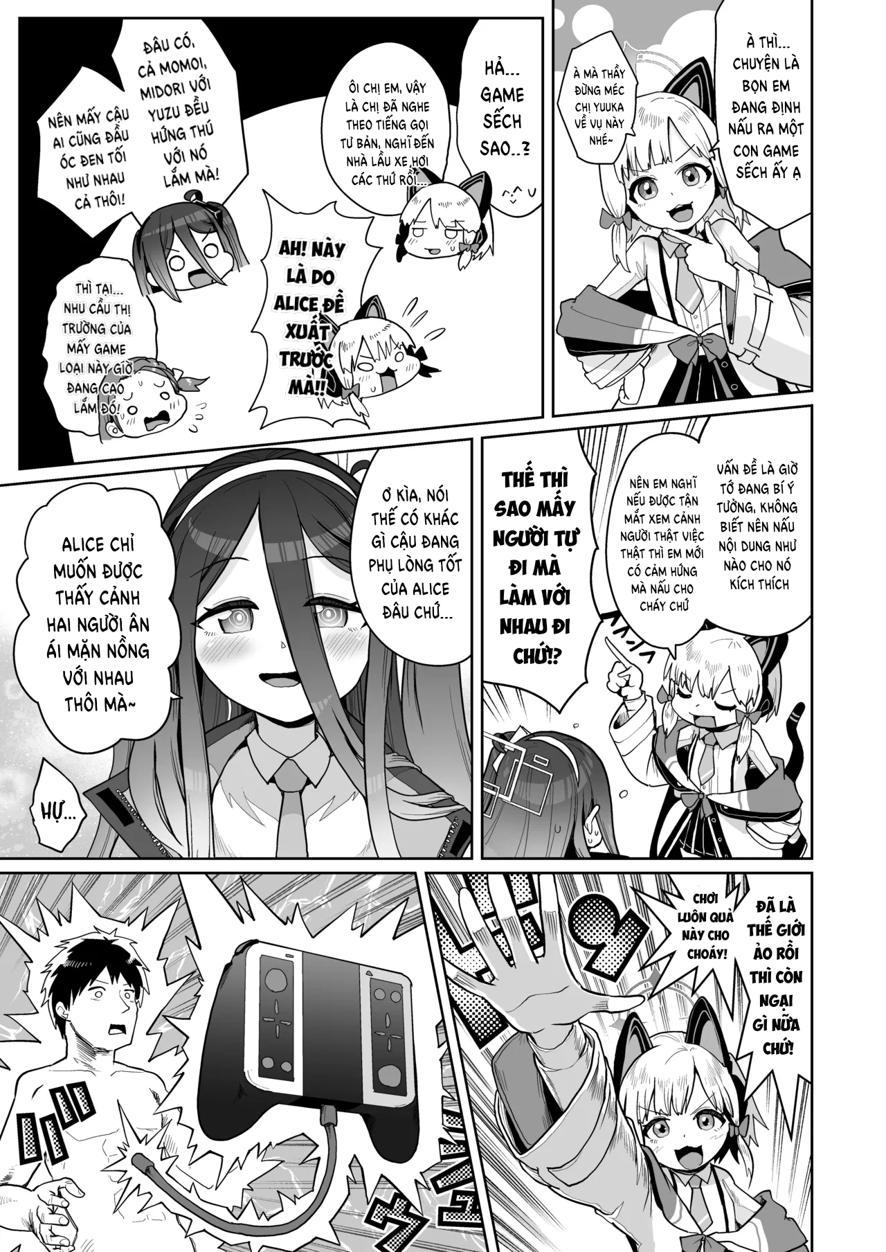 HentaiVN.net - Ảnh 4 - Chìa khóa đến tình yêu nơi vũ trụ số - Chap 2