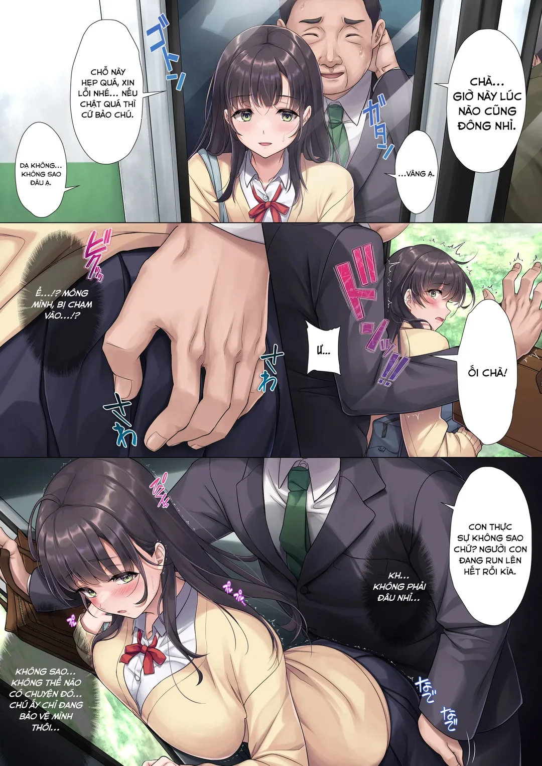 HentaiVN.net - Ảnh 12 - Đừng mà bố dượng…! - Oneshot