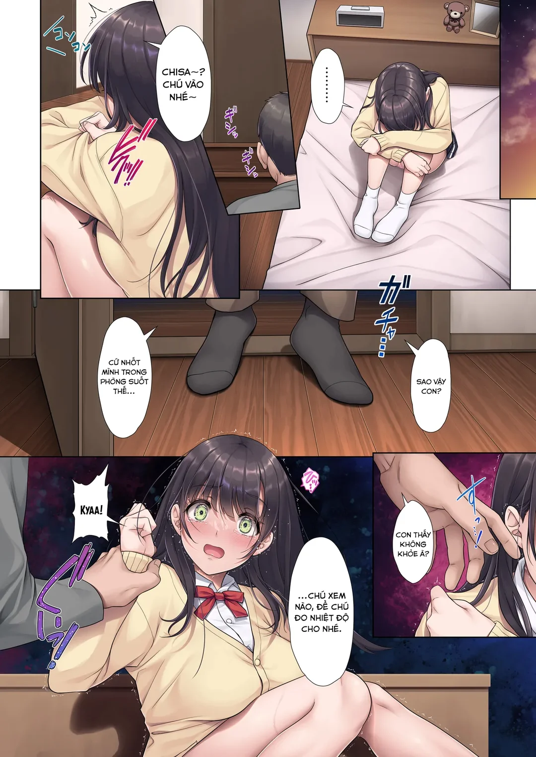 HentaiVN.net - Ảnh 20 - Đừng mà bố dượng…! - Oneshot