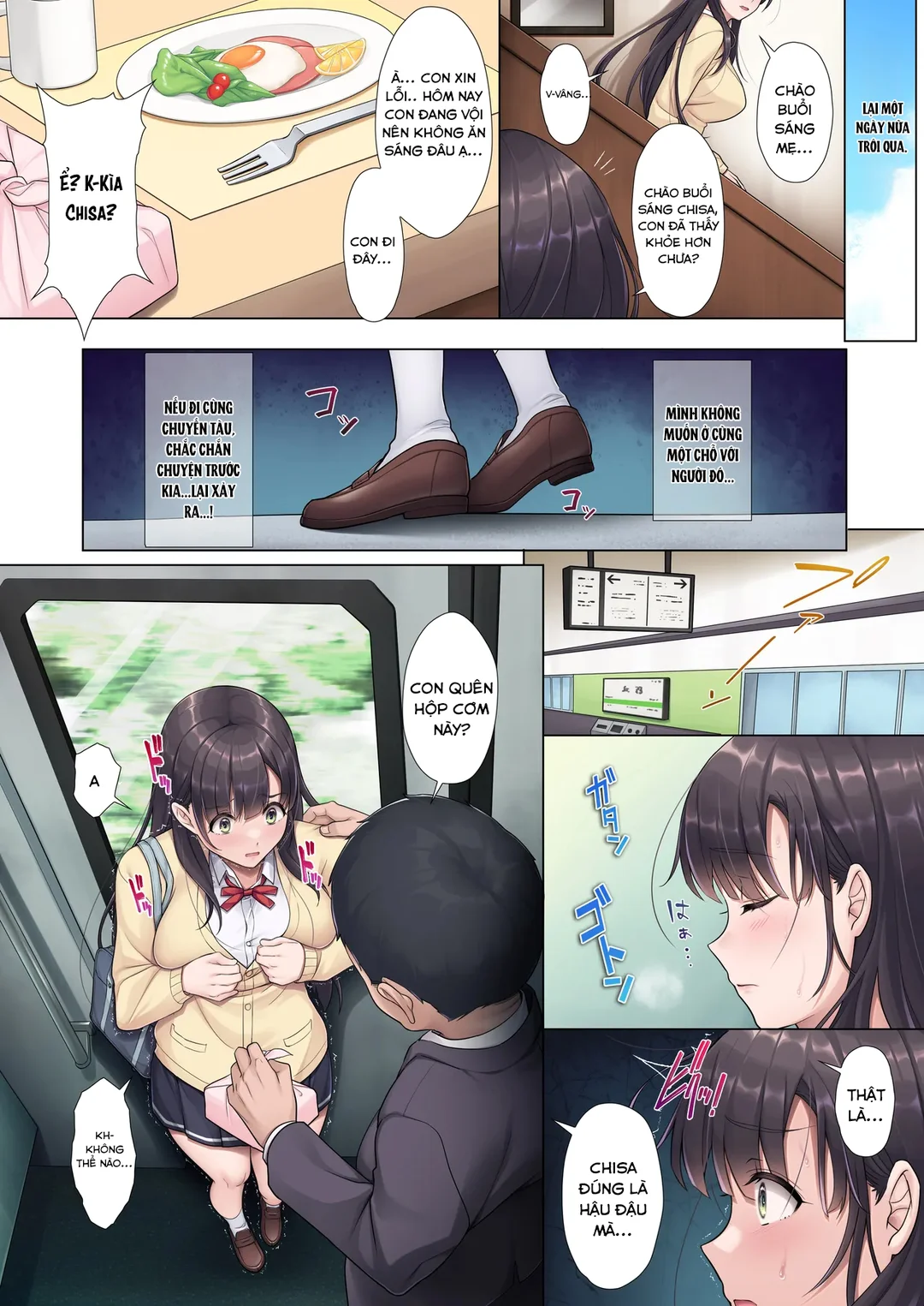 HentaiVN.net - Ảnh 29 - Đừng mà bố dượng…! - Oneshot