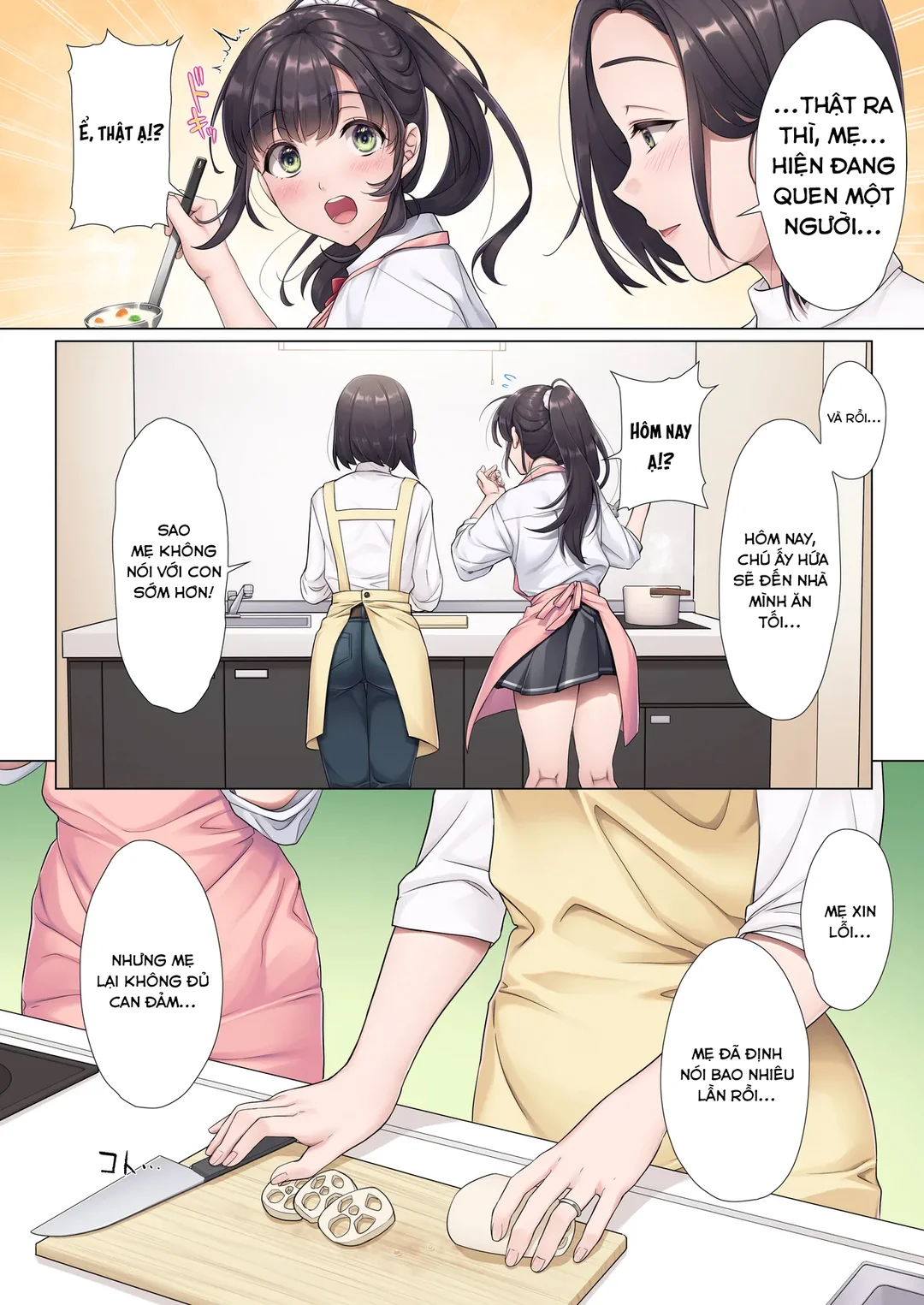 HentaiVN.net - Ảnh 6 - Đừng mà bố dượng…! - Oneshot