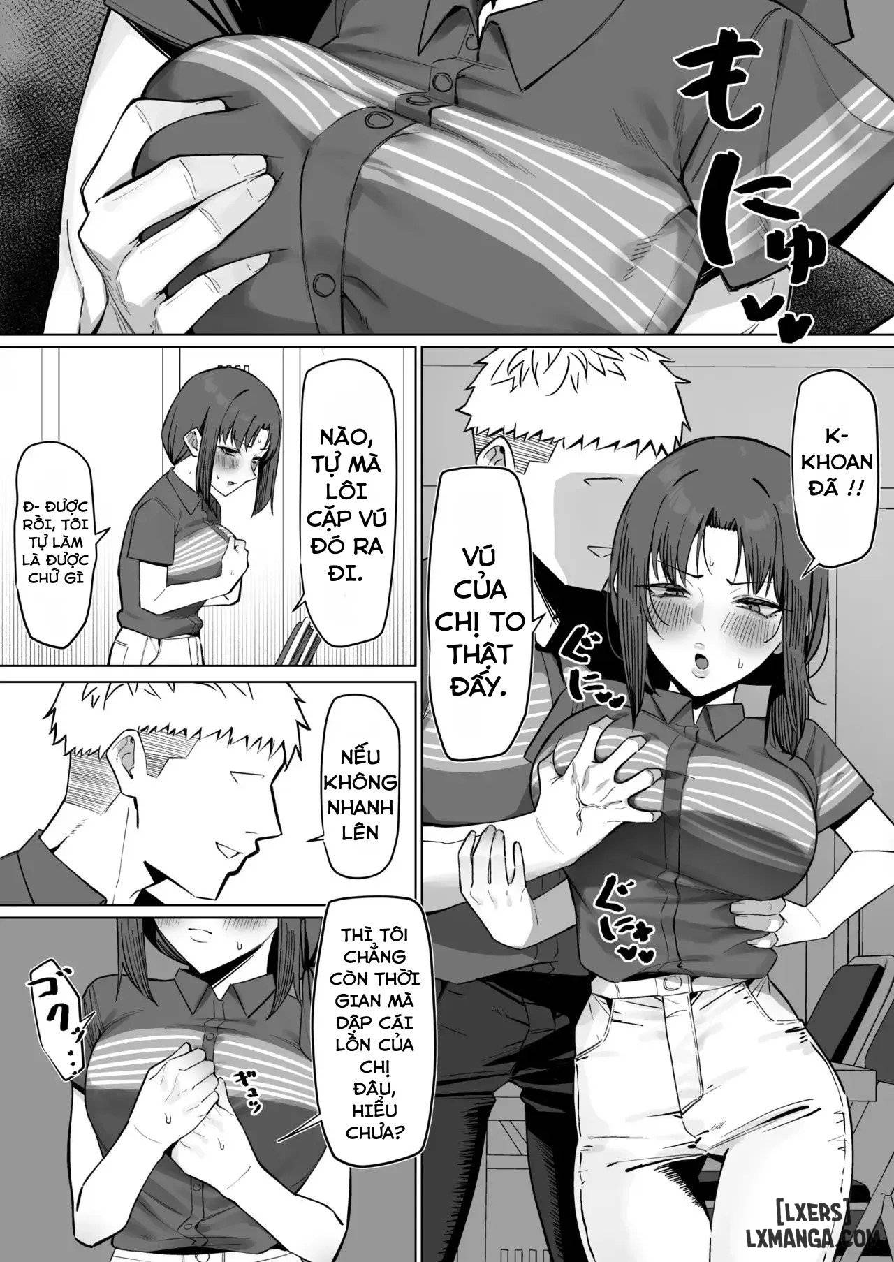 HentaiVN.net - Ảnh 4 - With The Housewife At My Part-Time Job - Oneshot