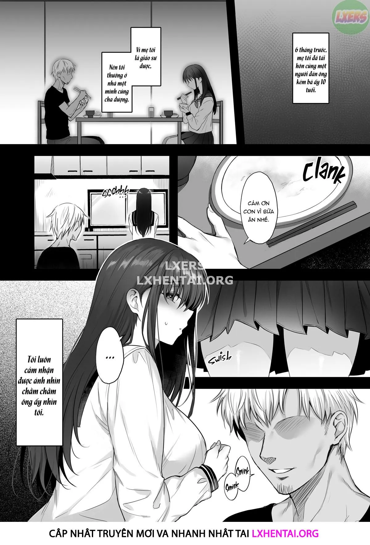 HentaiVN.net - Ảnh 18 - Kareshi ga Iru no ni Gifu ni Mainichi Sex o Kyouyou sarete imasu. - Chap 1