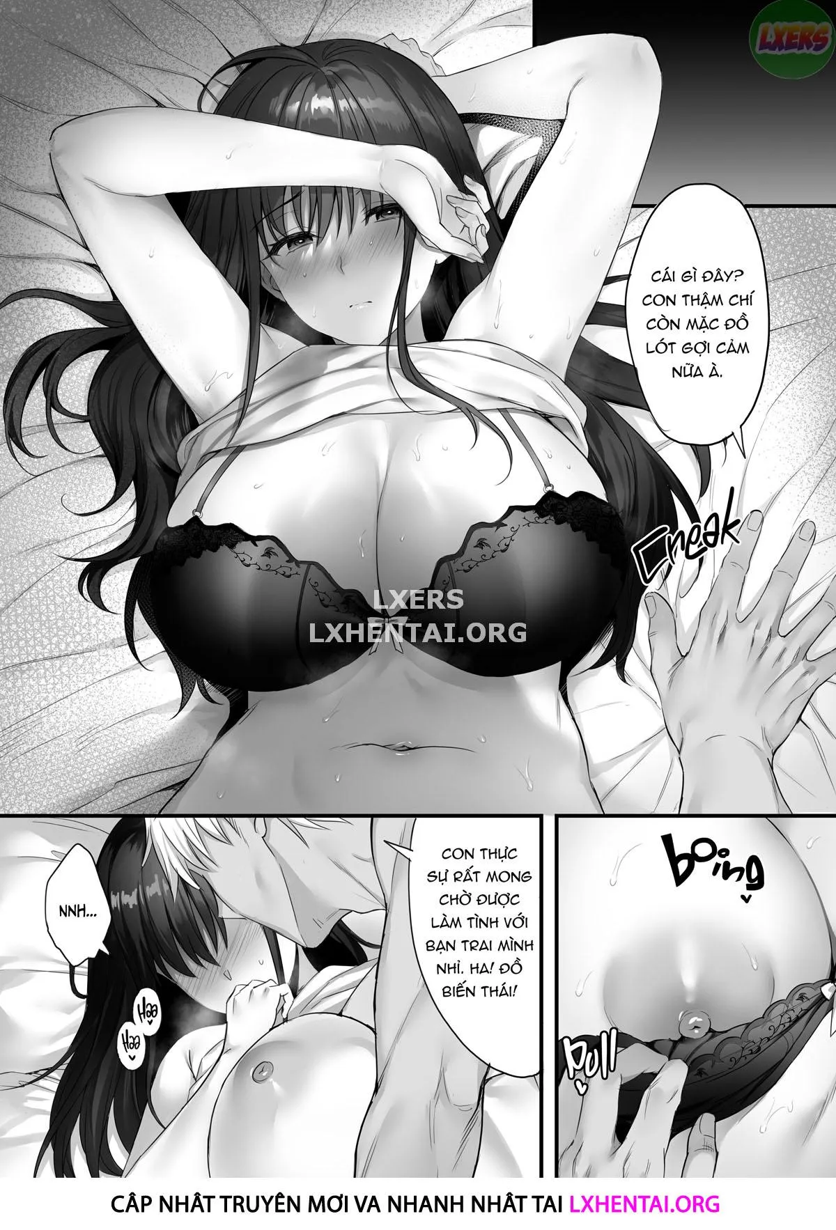 HentaiVN.net - Ảnh 23 - Kareshi ga Iru no ni Gifu ni Mainichi Sex o Kyouyou sarete imasu. - Chap 1