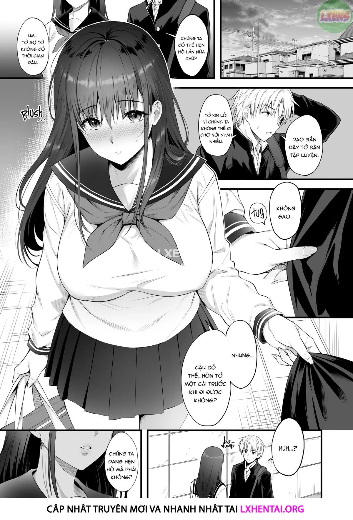 HentaiVN.net - Ảnh 3 - Kareshi ga Iru no ni Gifu ni Mainichi Sex o Kyouyou sarete imasu. - Chap 1