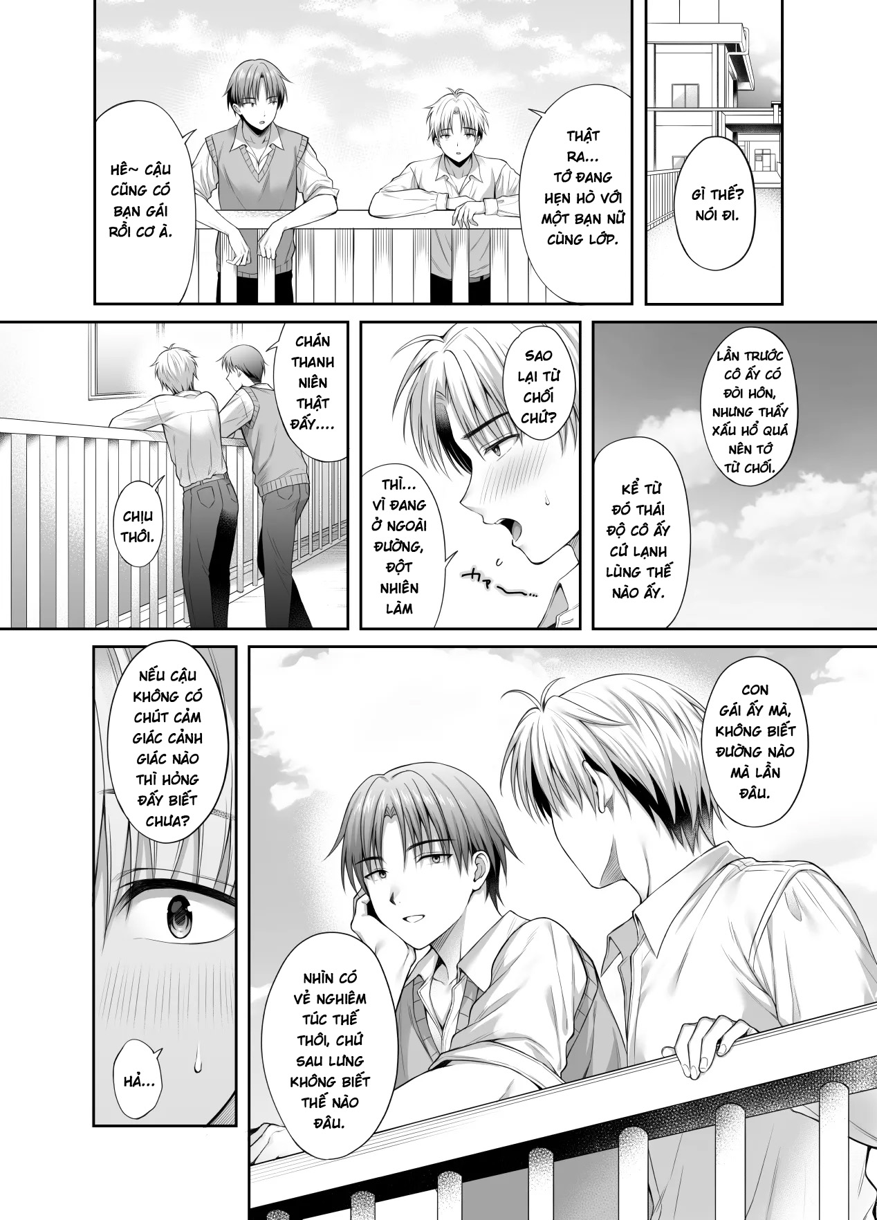 HentaiVN.net - Ảnh 4 - Kareshi ga Iru no ni Gifu ni Mainichi Sex o Kyouyou sarete imasu. - Chap 2