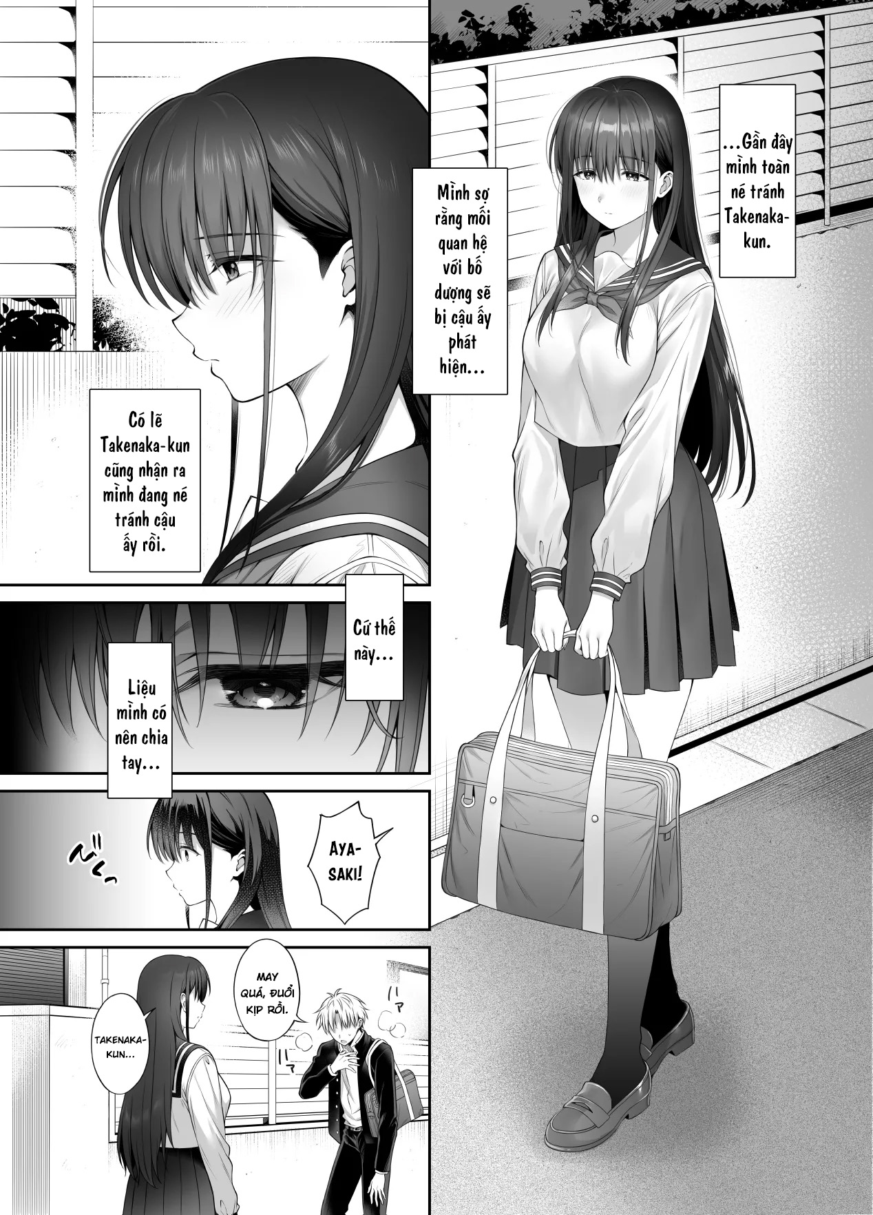 HentaiVN.net - Ảnh 6 - Kareshi ga Iru no ni Gifu ni Mainichi Sex o Kyouyou sarete imasu. - Chap 2