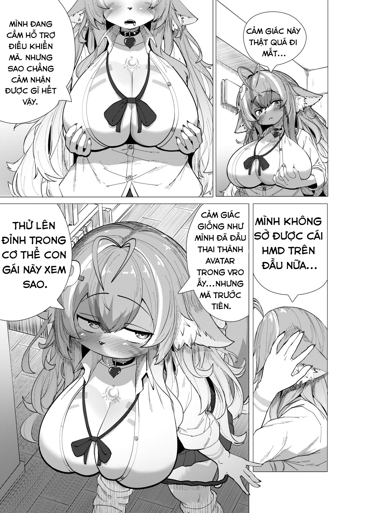 HentaiVN.net - Ảnh 5 - VRChat de Mesukemo ni Tensei?! Zecchou Motomete! Douka Omanko Ikasetekudasai! - ONESHOT