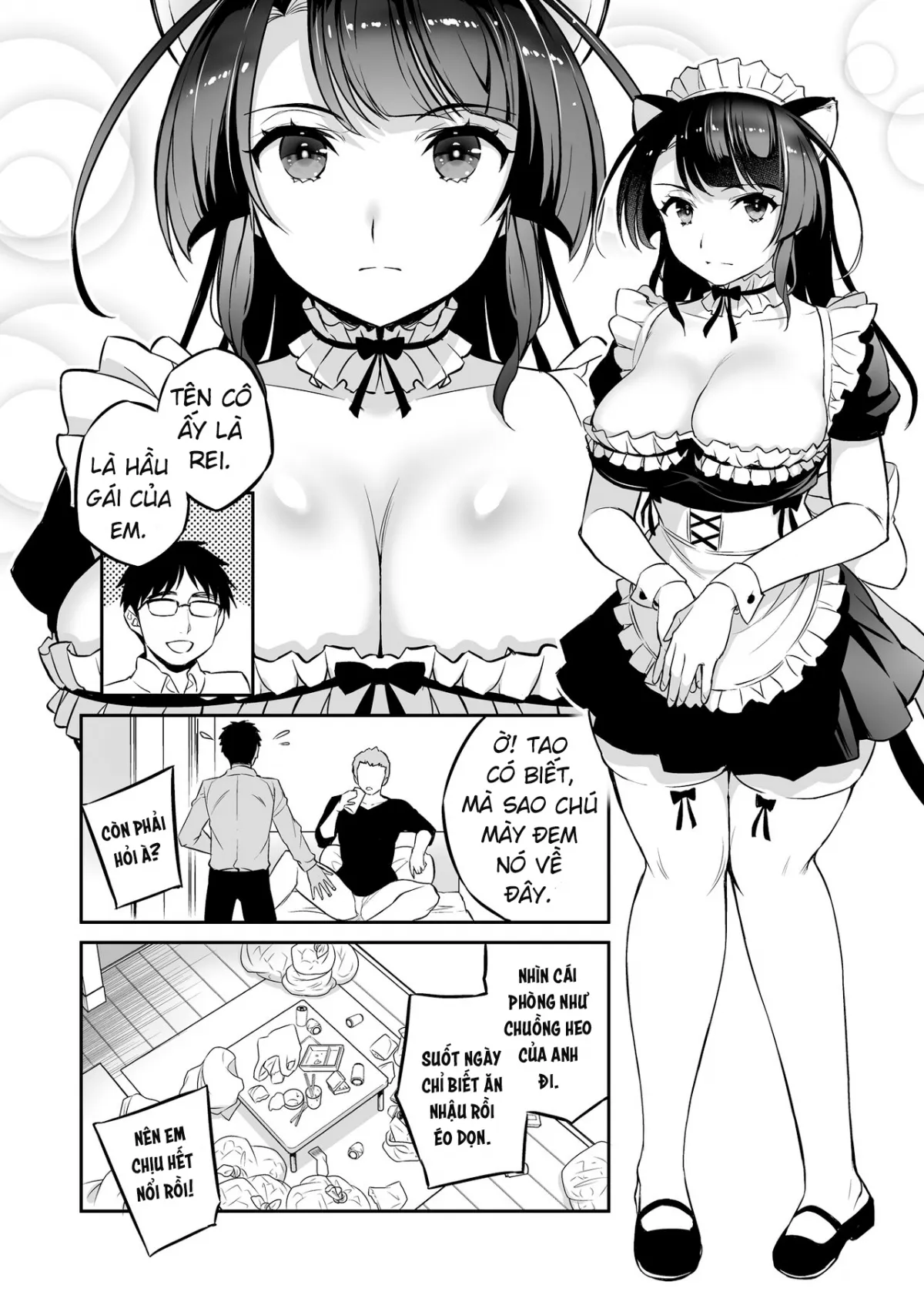 HentaiVN.net - Ảnh 5 - Boku no Maidroid ga NTRreta [ボクのメイドロイドがNTRれた] - Oneshot
