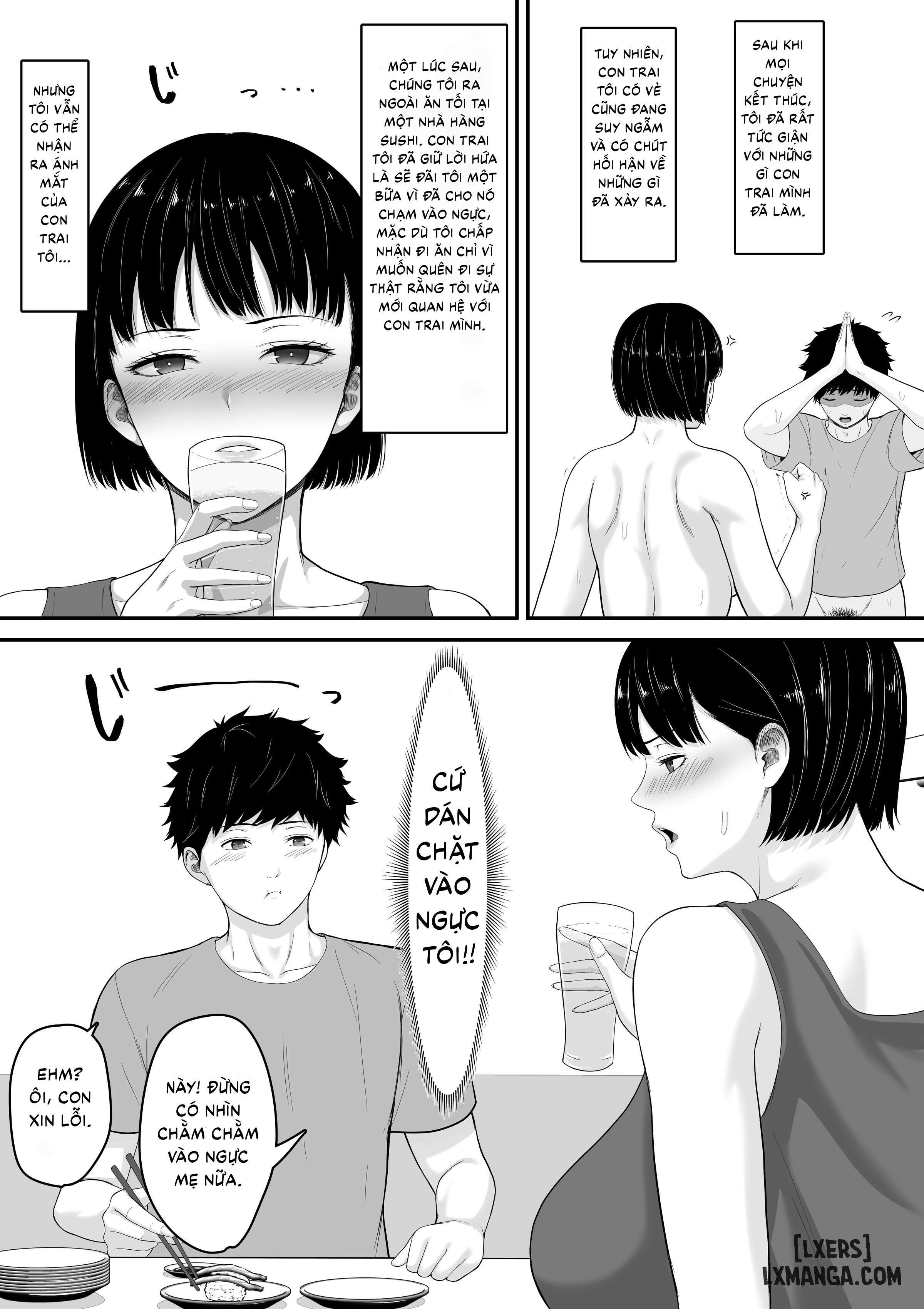 HentaiVN.net - Ảnh 21 - Đã bảo là không được quan hệ với mẹ rồi mà! - Oneshot