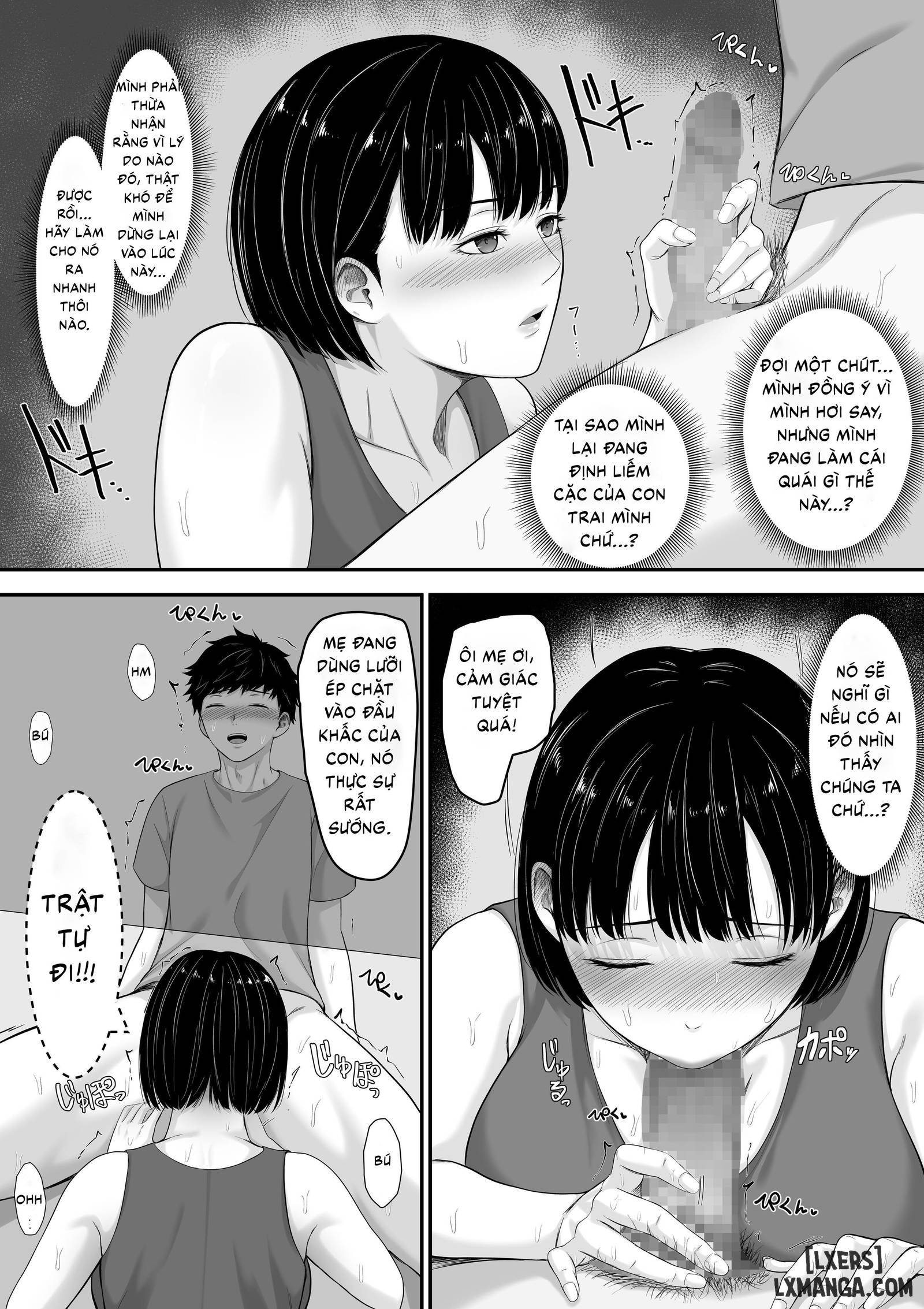 HentaiVN.net - Ảnh 24 - Đã bảo là không được quan hệ với mẹ rồi mà! - Oneshot