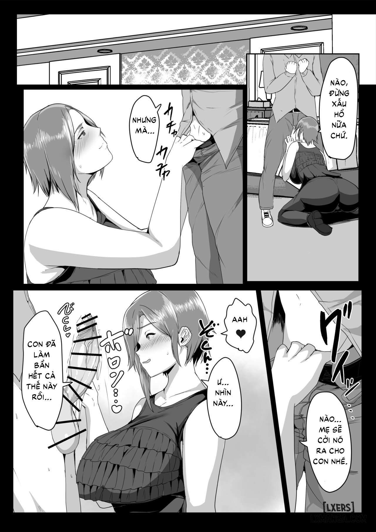 HentaiVN.net - Ảnh 15 - Tôi đã nhờ mẹ giúp thoát khỏi kiếp trai tân - Oneshot