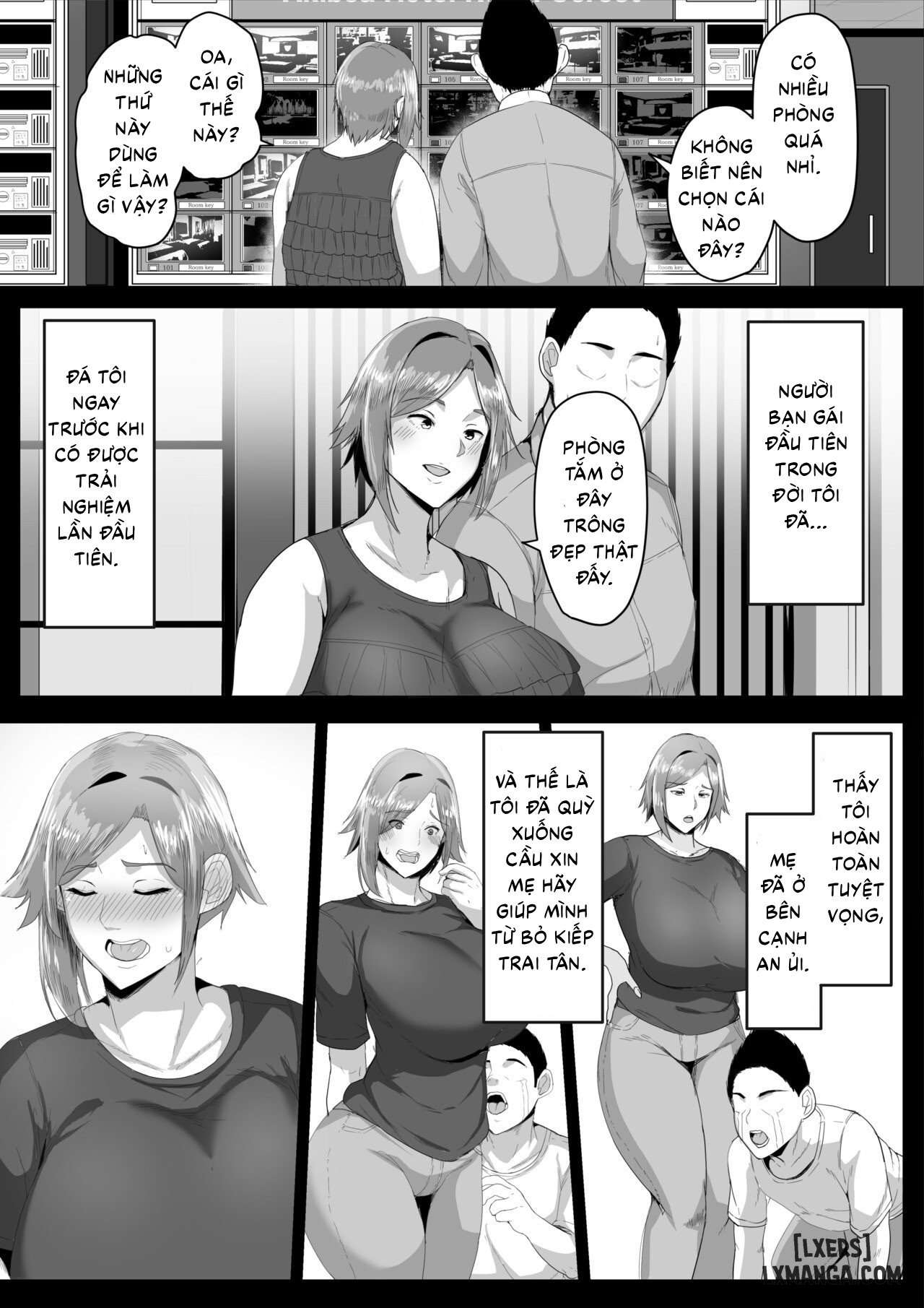HentaiVN.net - Ảnh 8 - Tôi đã nhờ mẹ giúp thoát khỏi kiếp trai tân - Oneshot